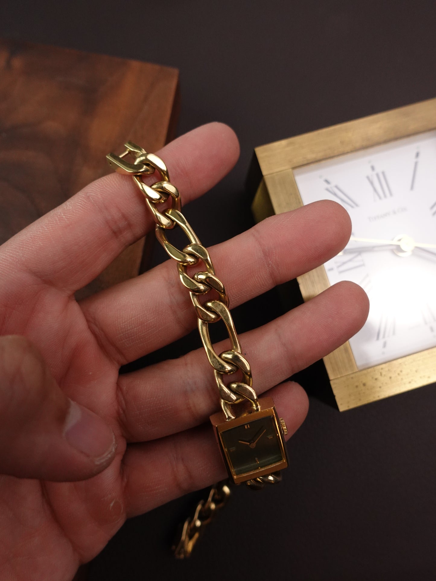 Seiko Cuban Chain Manual winding. 11-5280