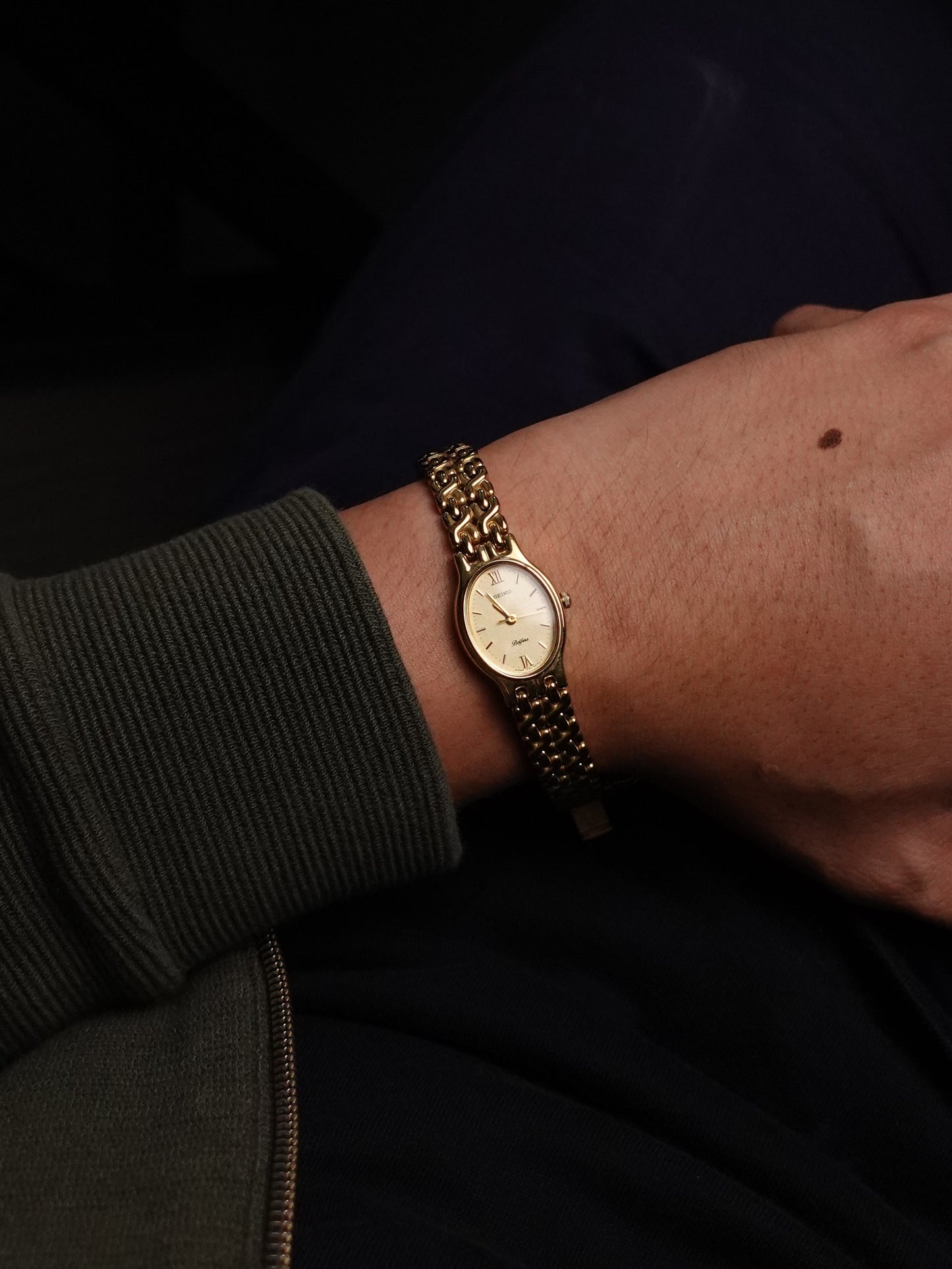 Ladies Seiko Belfina Bracelet Quartz 1f21-5A80