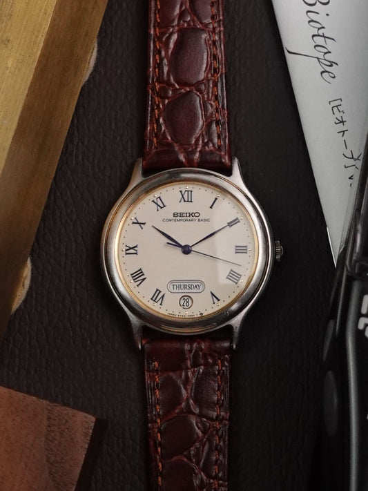Seiko Contemporary Basic Day Date 5H23 - 6000
