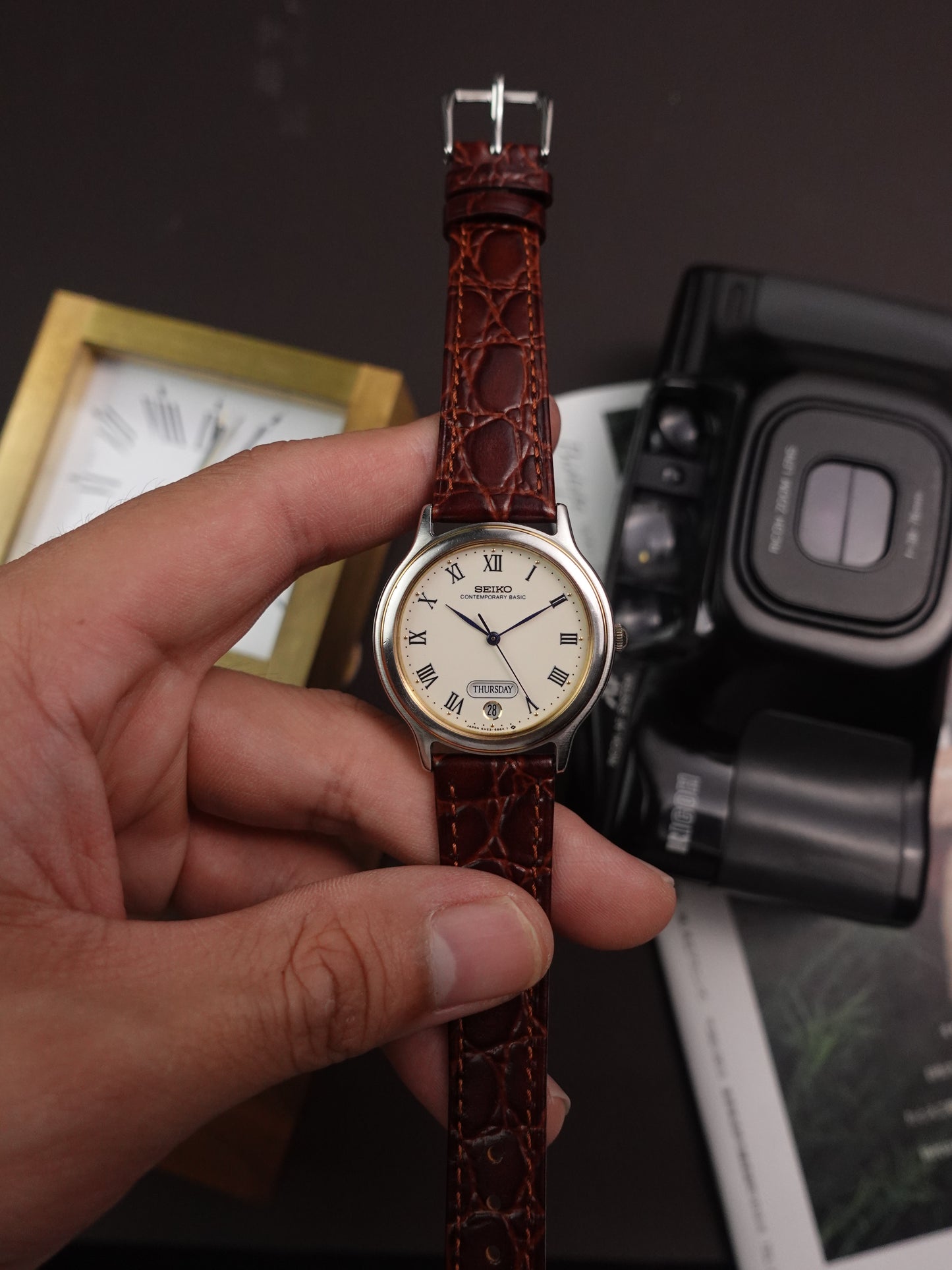 Seiko Contemporary Basic Day Date 5H23 - 6000