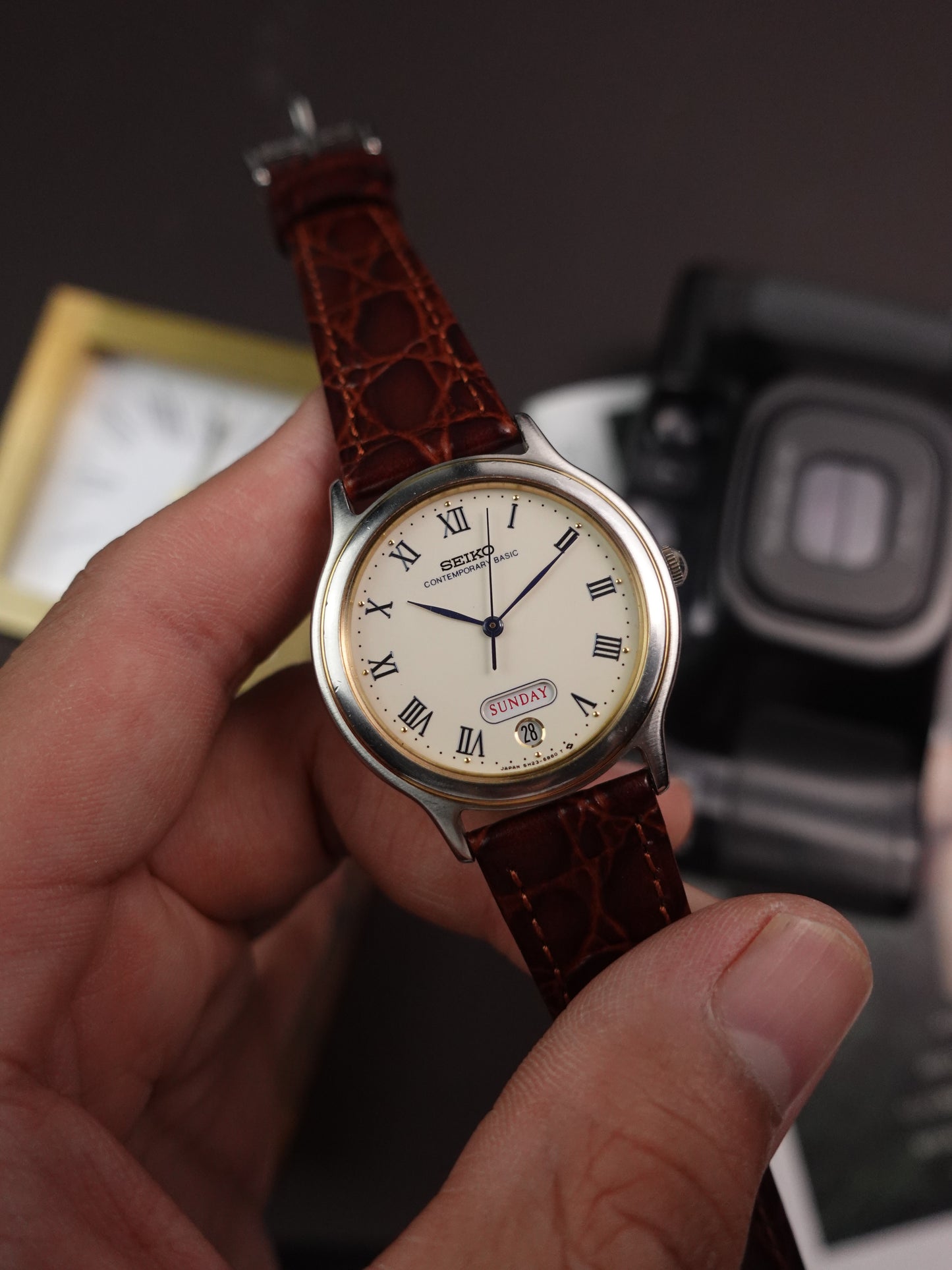 Seiko Contemporary Basic Day Date 5H23 - 6000