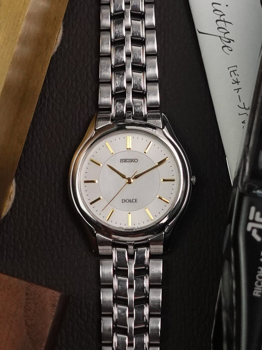 Seiko Dolce Mother of Pearl Dial xMulti-Link bracelet  8J41-6030