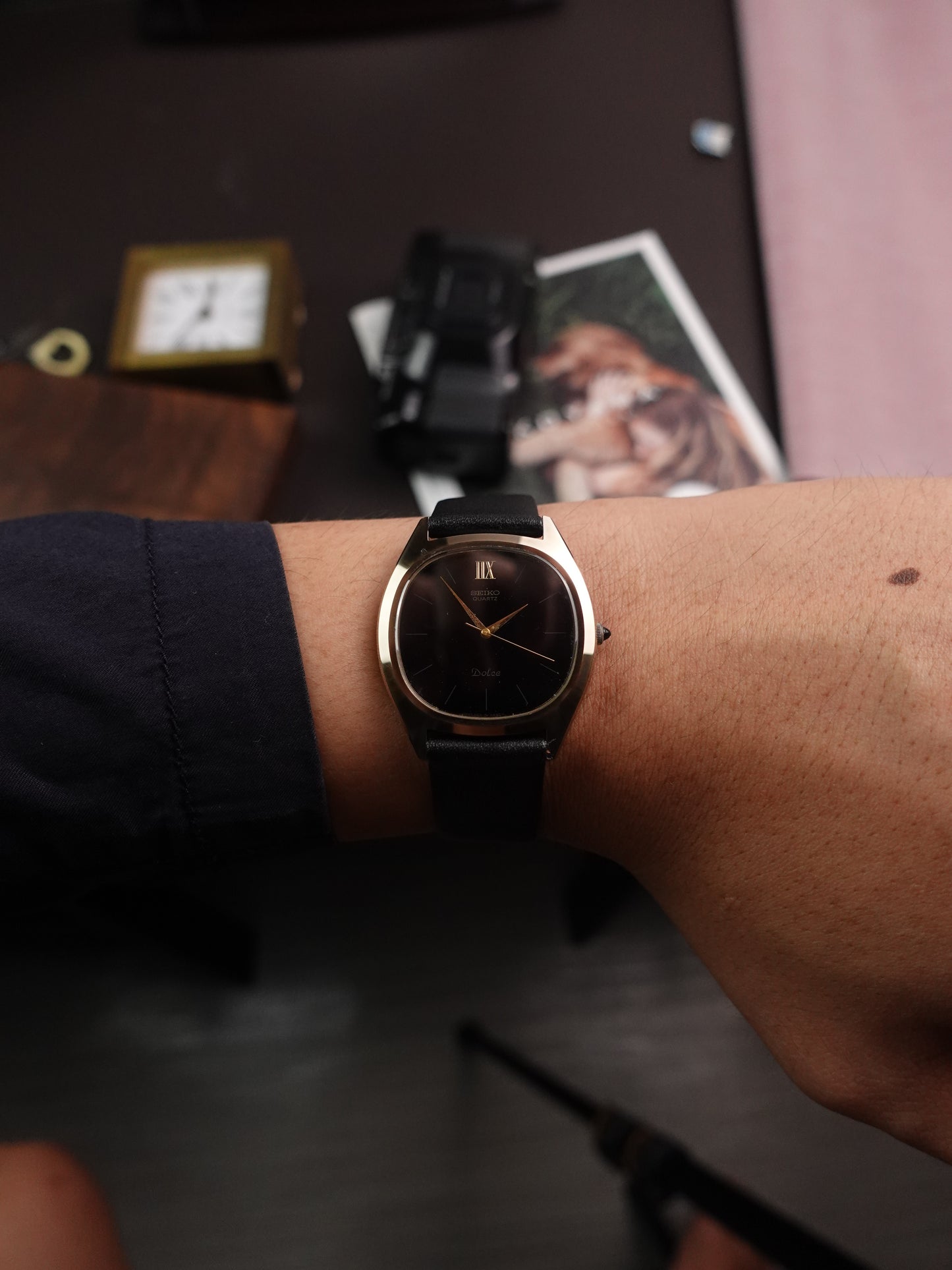 Seiko Dolce C-case Jumbo Circa.1980s 5981-5880