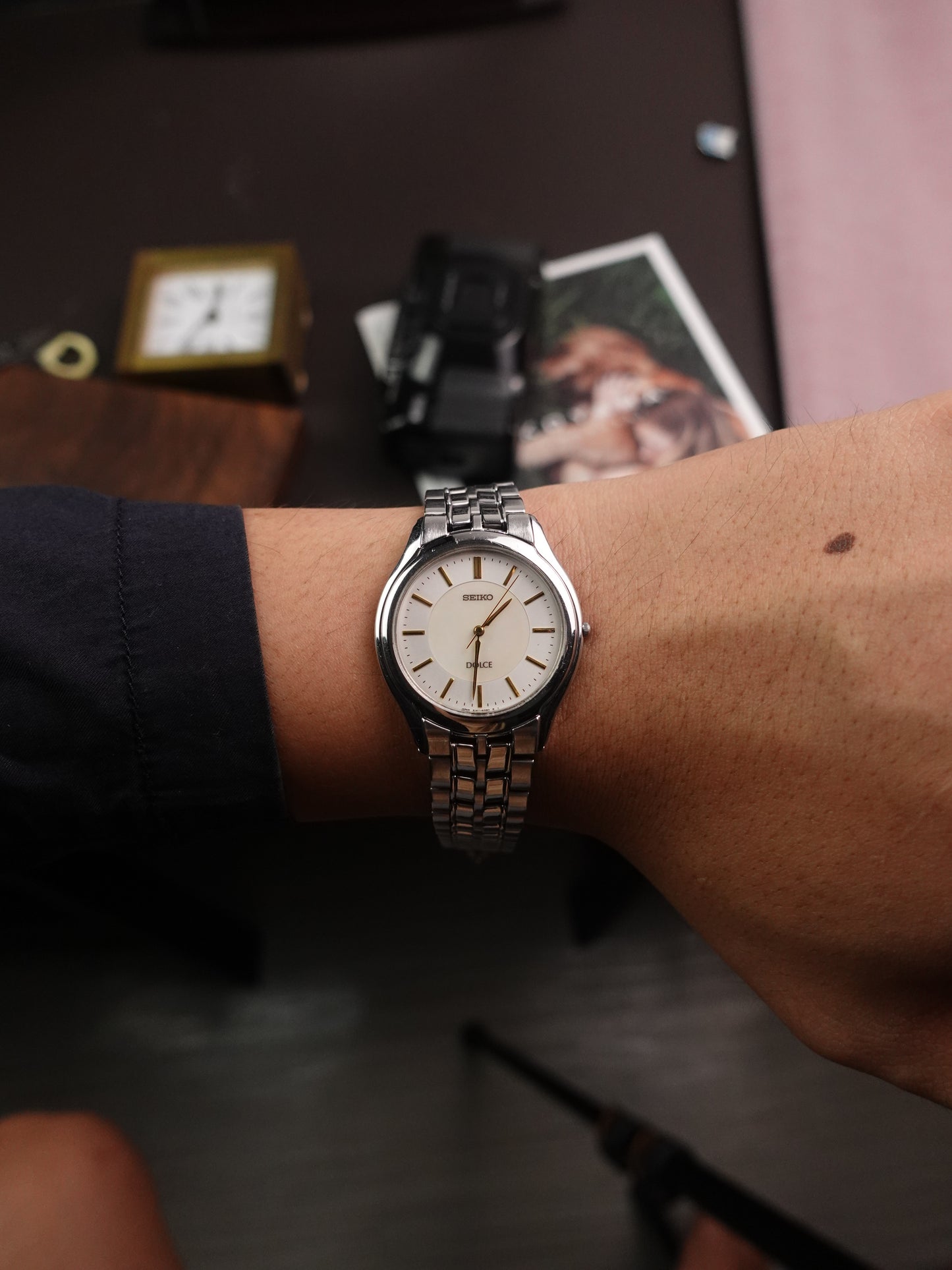 Seiko Dolce Mother of Pearl Dial xMulti-Link bracelet  8J41-6030