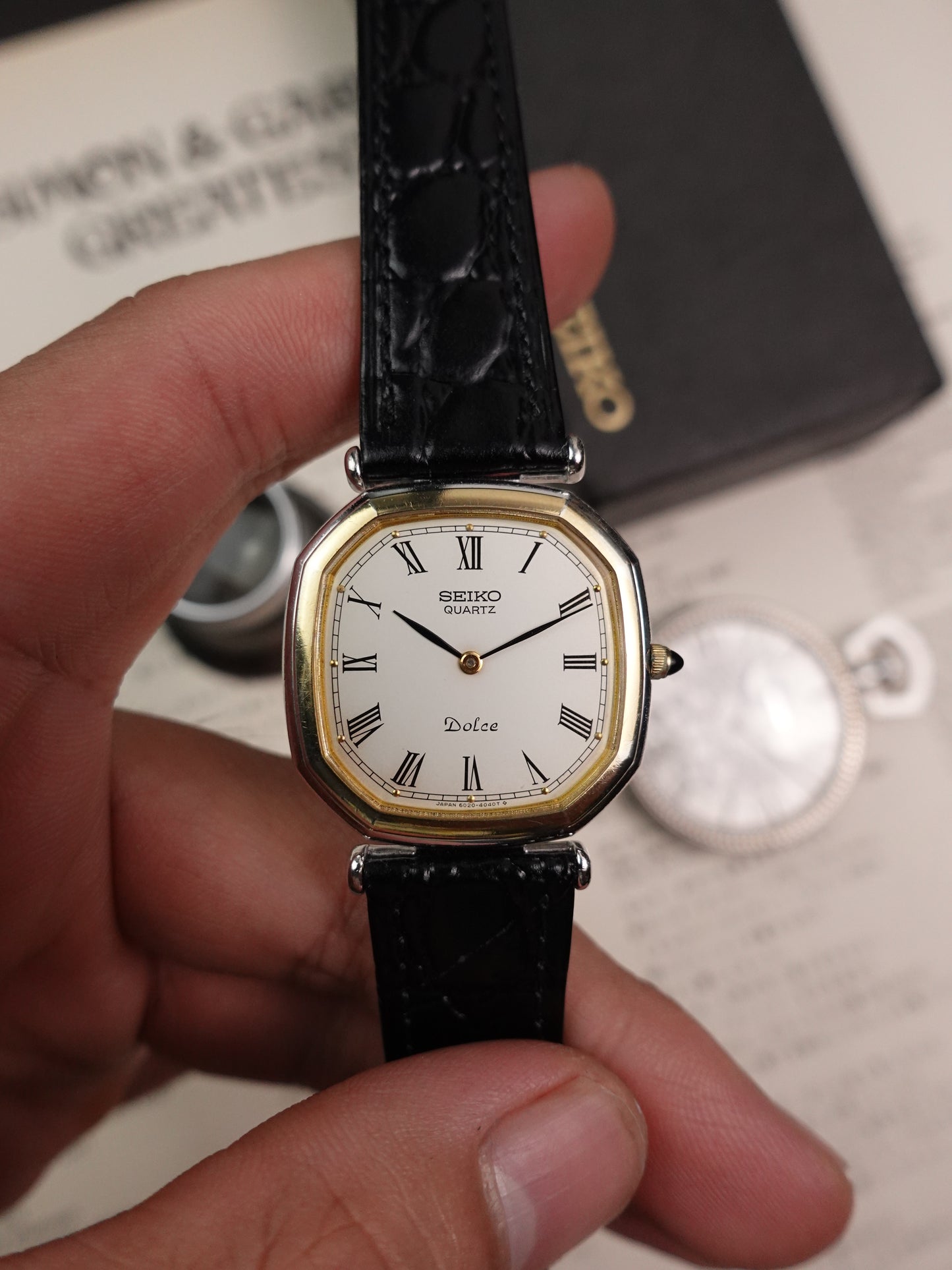Seiko Dolce Octa 6020-5750 Roman Numeral Circa. 1981