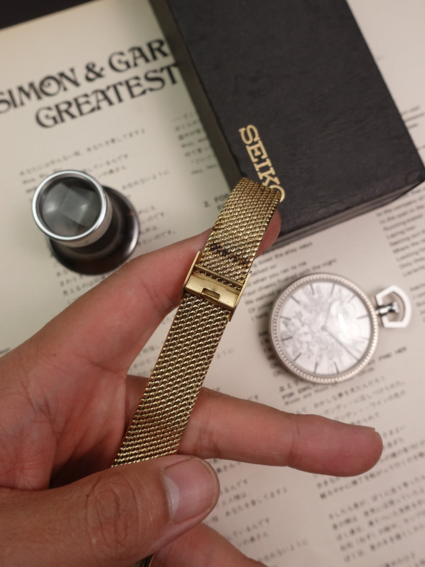 Men's Longines Tank Quartz Linen with original Longines Bracelet (fully adjustable) Cal 832