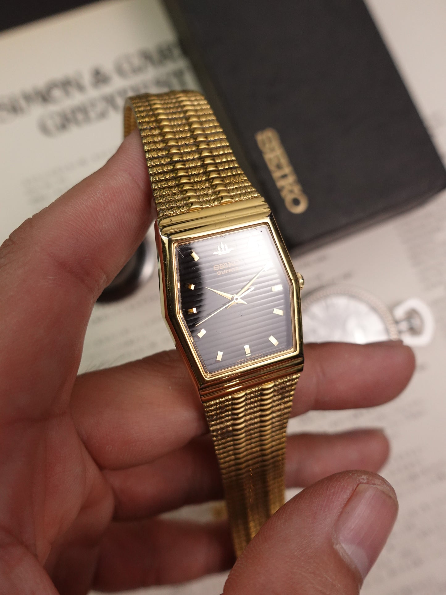 Seiko Galaxy 'bamboo' v701-5j80 Circa. 1991