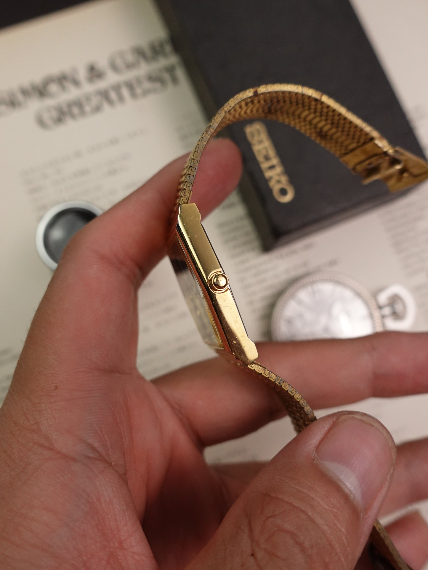 Seiko Galaxy 'bamboo' v701-5j80 Circa. 1991