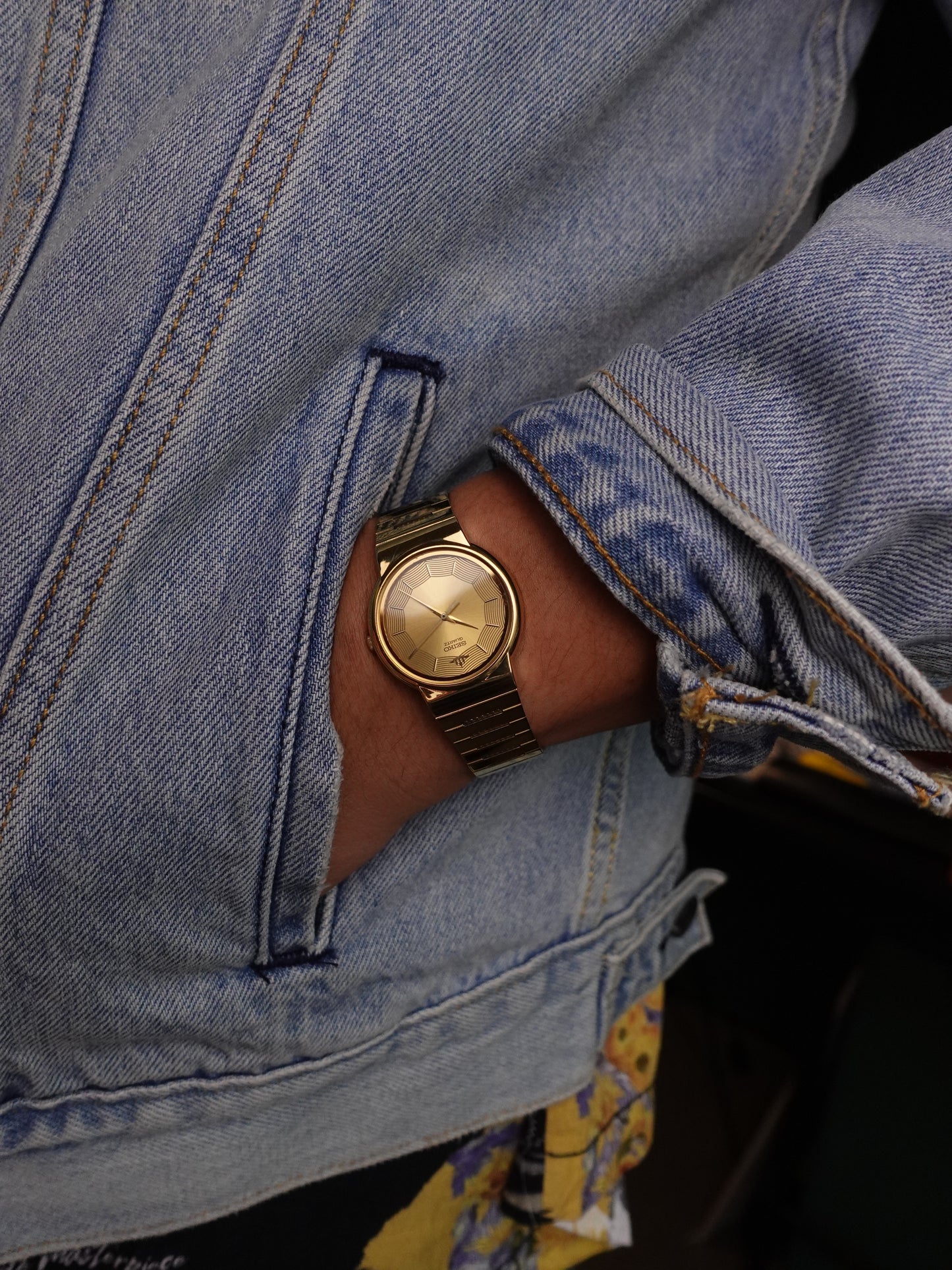 Seiko Galaxy 'Cob Web' dial 5Y91-6080 Circa 1990