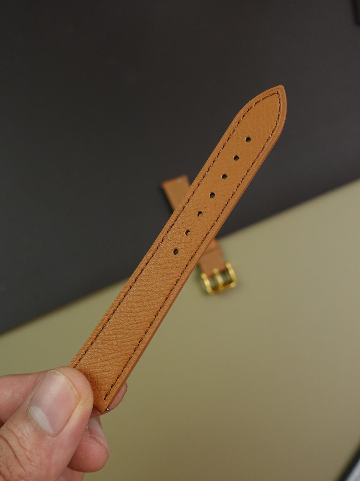 Dress Epsom in Walnut Brown