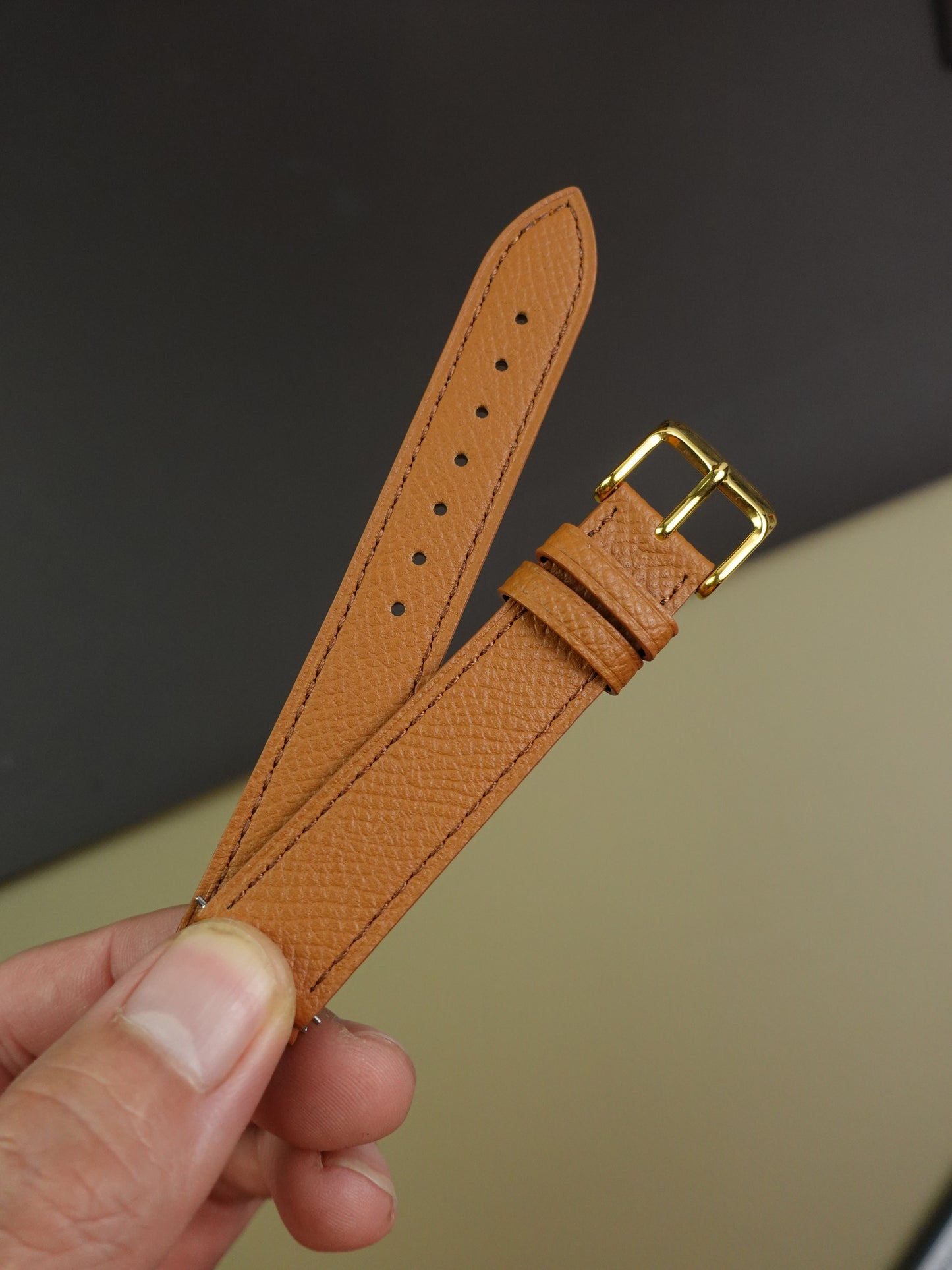 Dress Epsom in Walnut Brown