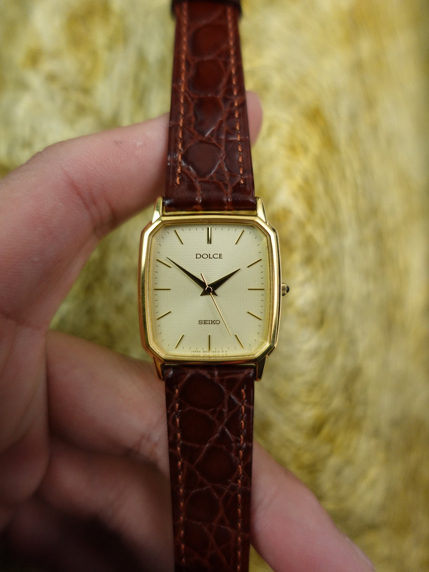 Seiko Dolce Tank 8N41-5160  Mistsubishi Electric Commermorative Circa. 1995