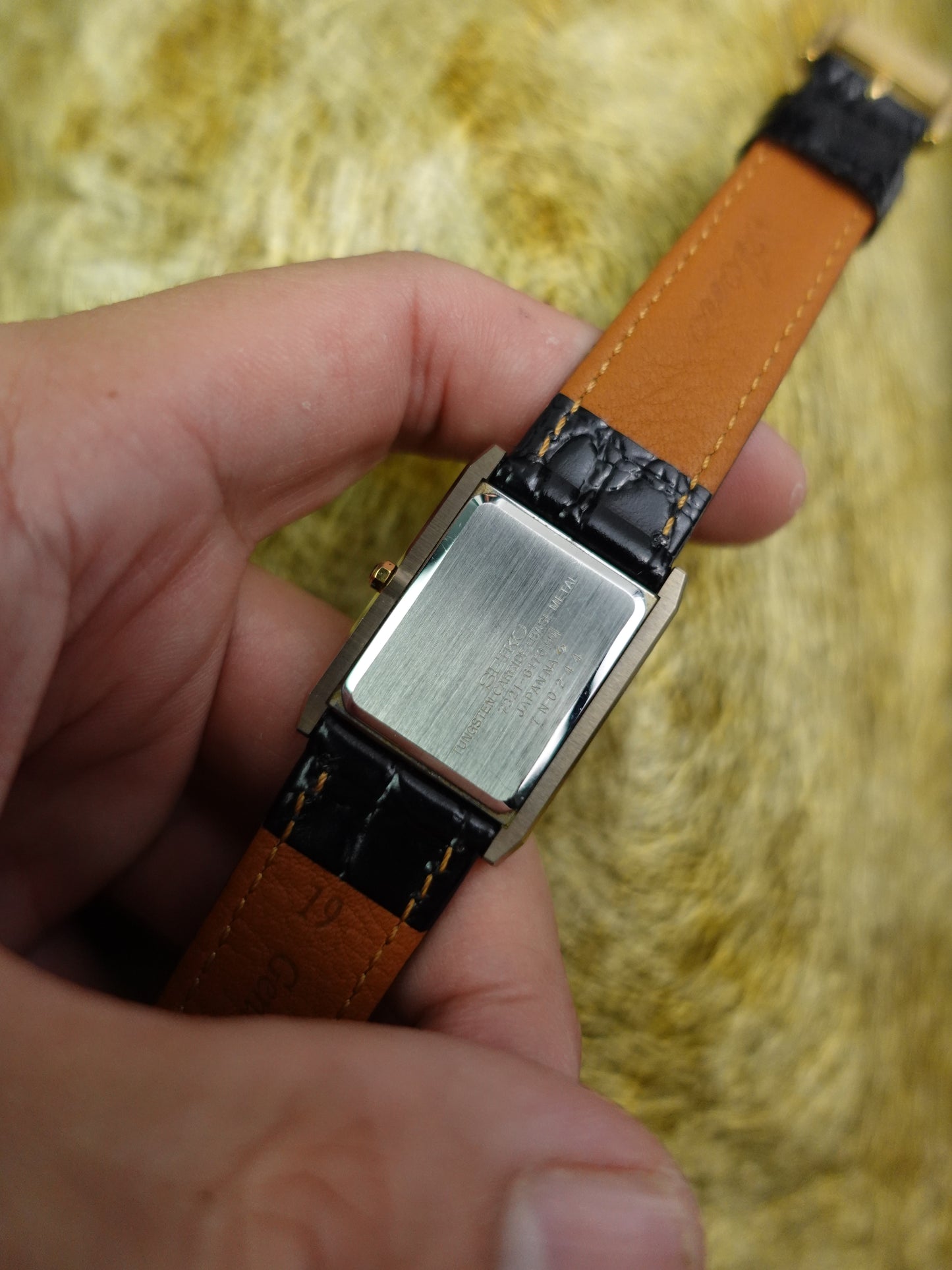 Seiko Dolce Tapestry Dial Tungsten Carbide Scratch Resistant 7321-6170 (RARE)