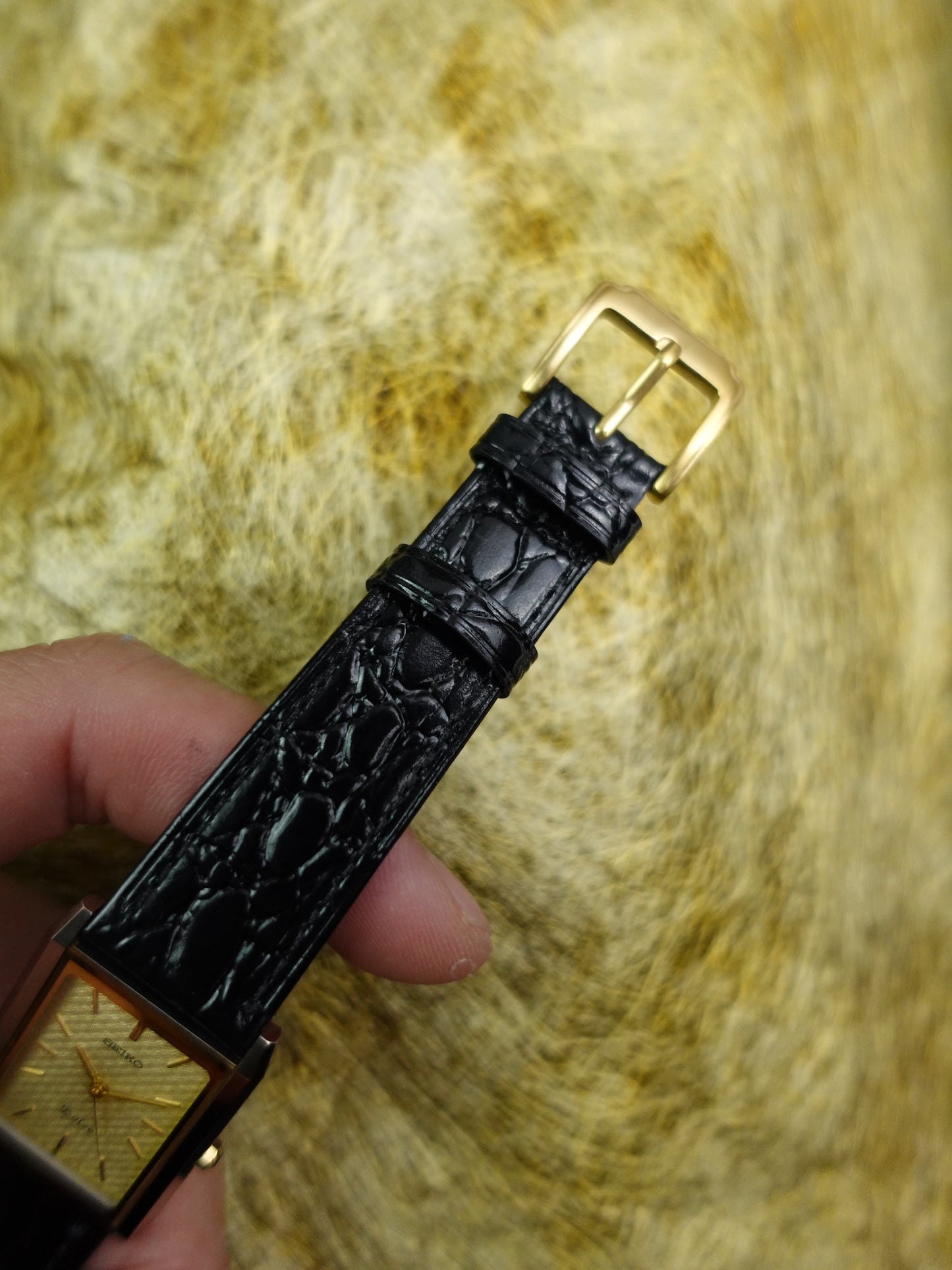 Seiko Dolce Tapestry Dial Tungsten Carbide Scratch Resistant 7321-6170 (RARE)