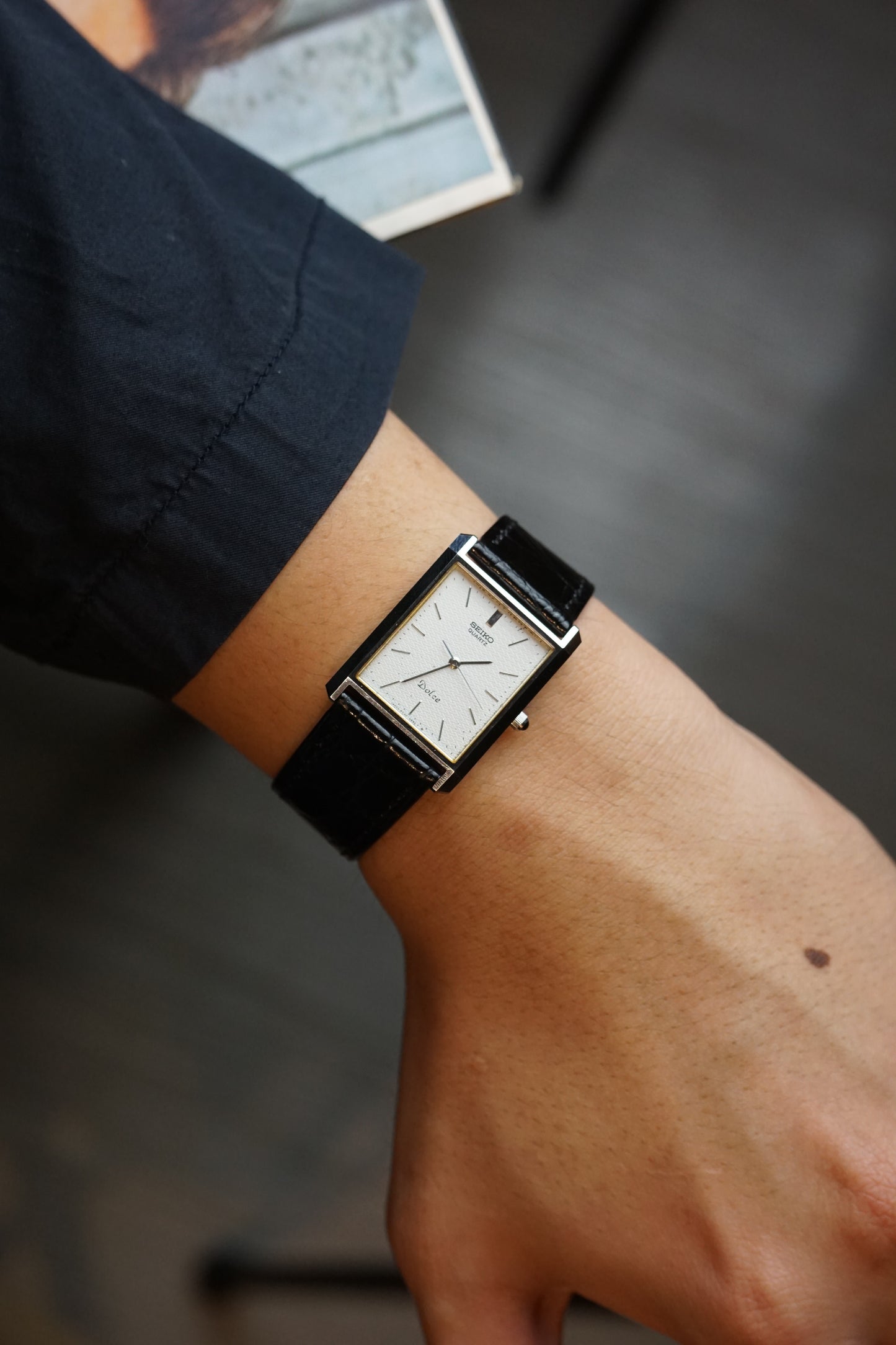 Seiko Dolce Tank in steel