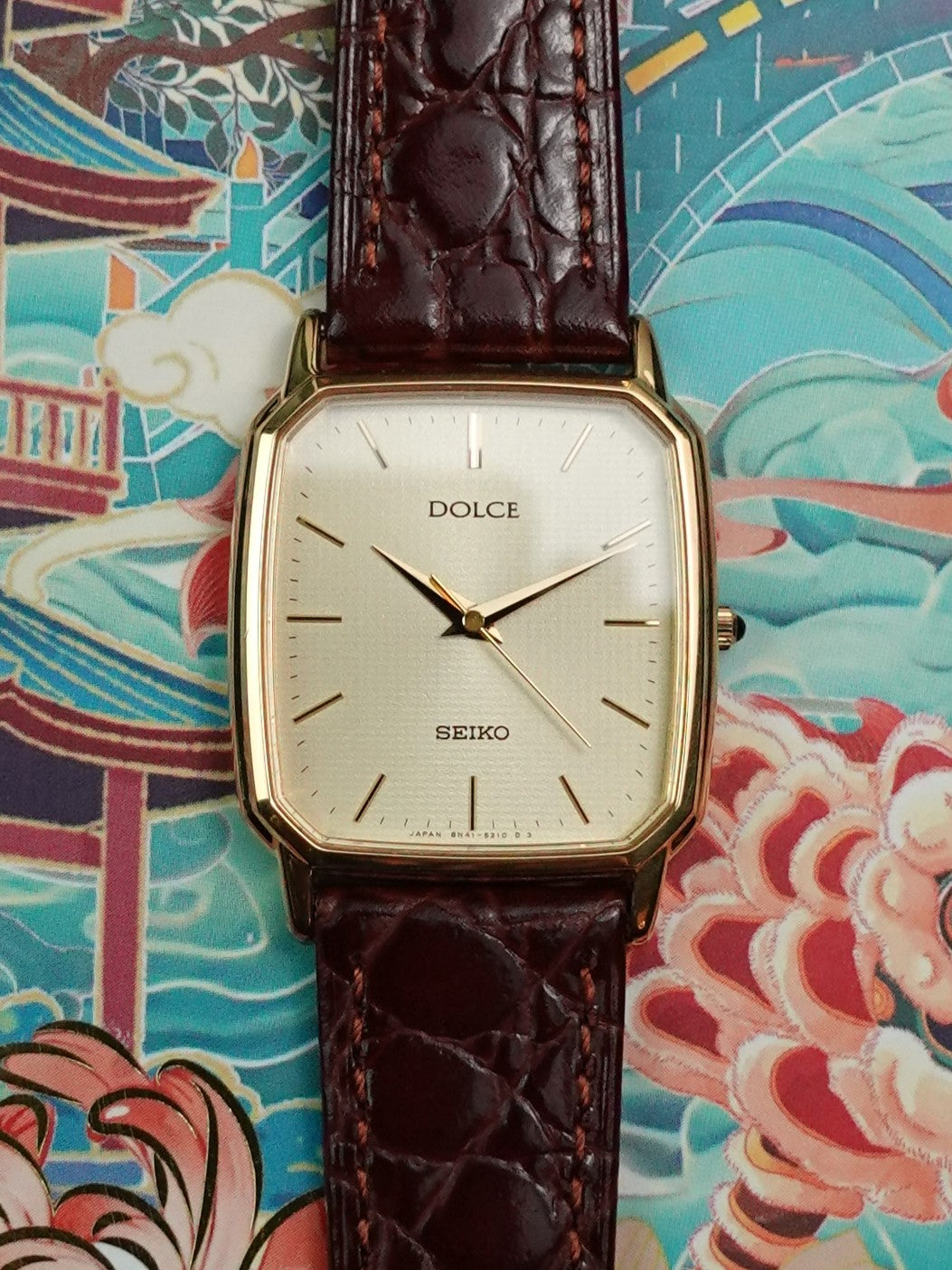 Seiko Dolce Tank 8N41-5160  Mistsubishi Electric Commermorative Circa. 1995