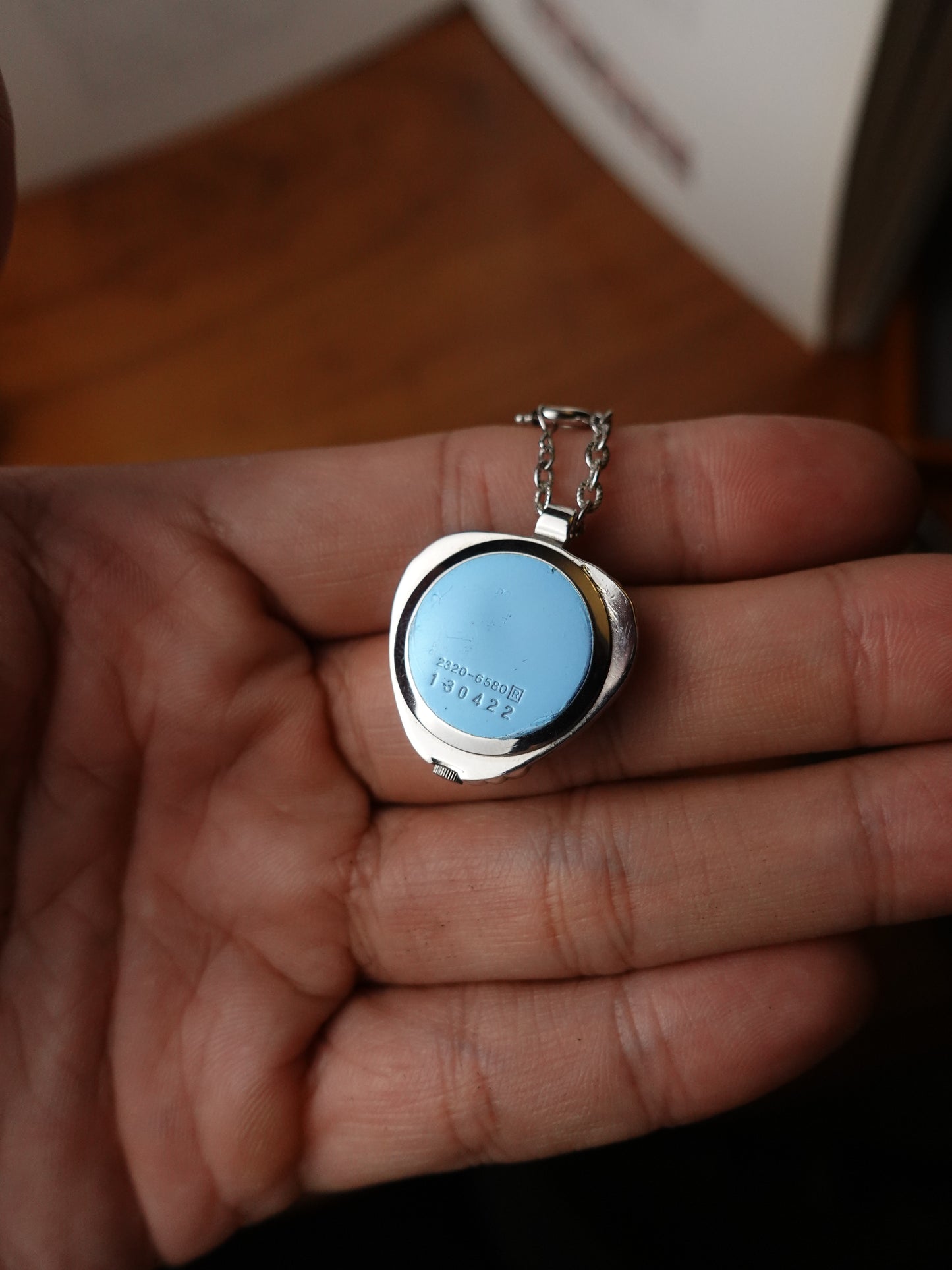 Seiko Pendent Necklace "Charlotte Perriand" 2320-6580 Circa 1981 Quartz