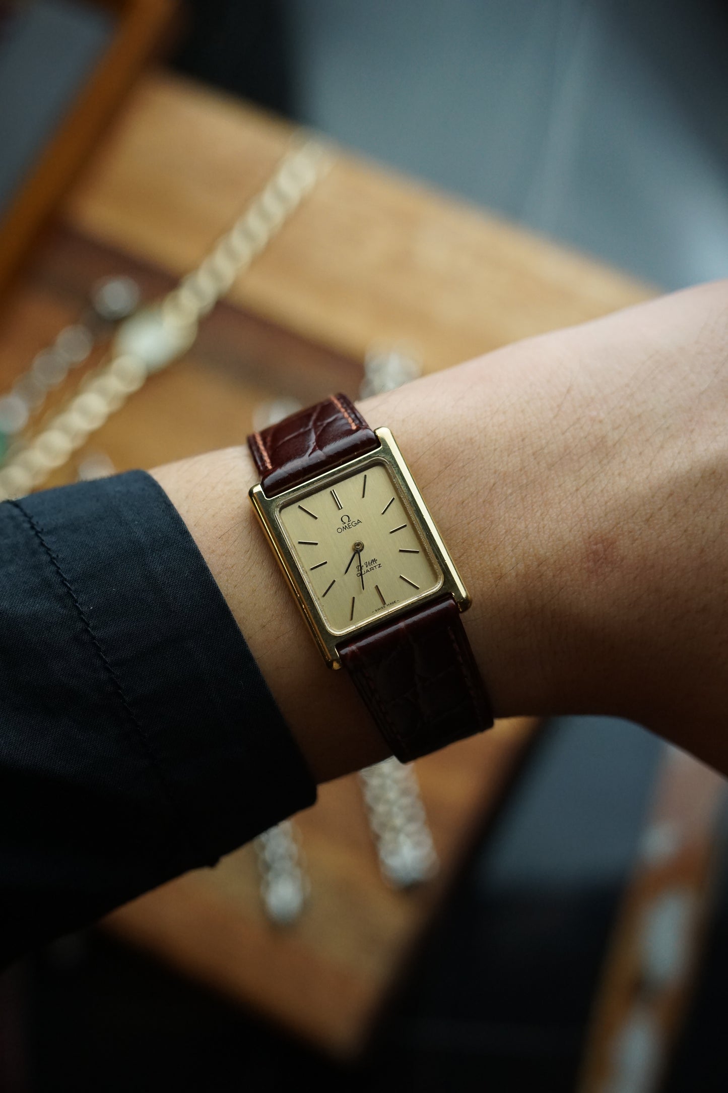 Omega De-ville Tank quartz with box