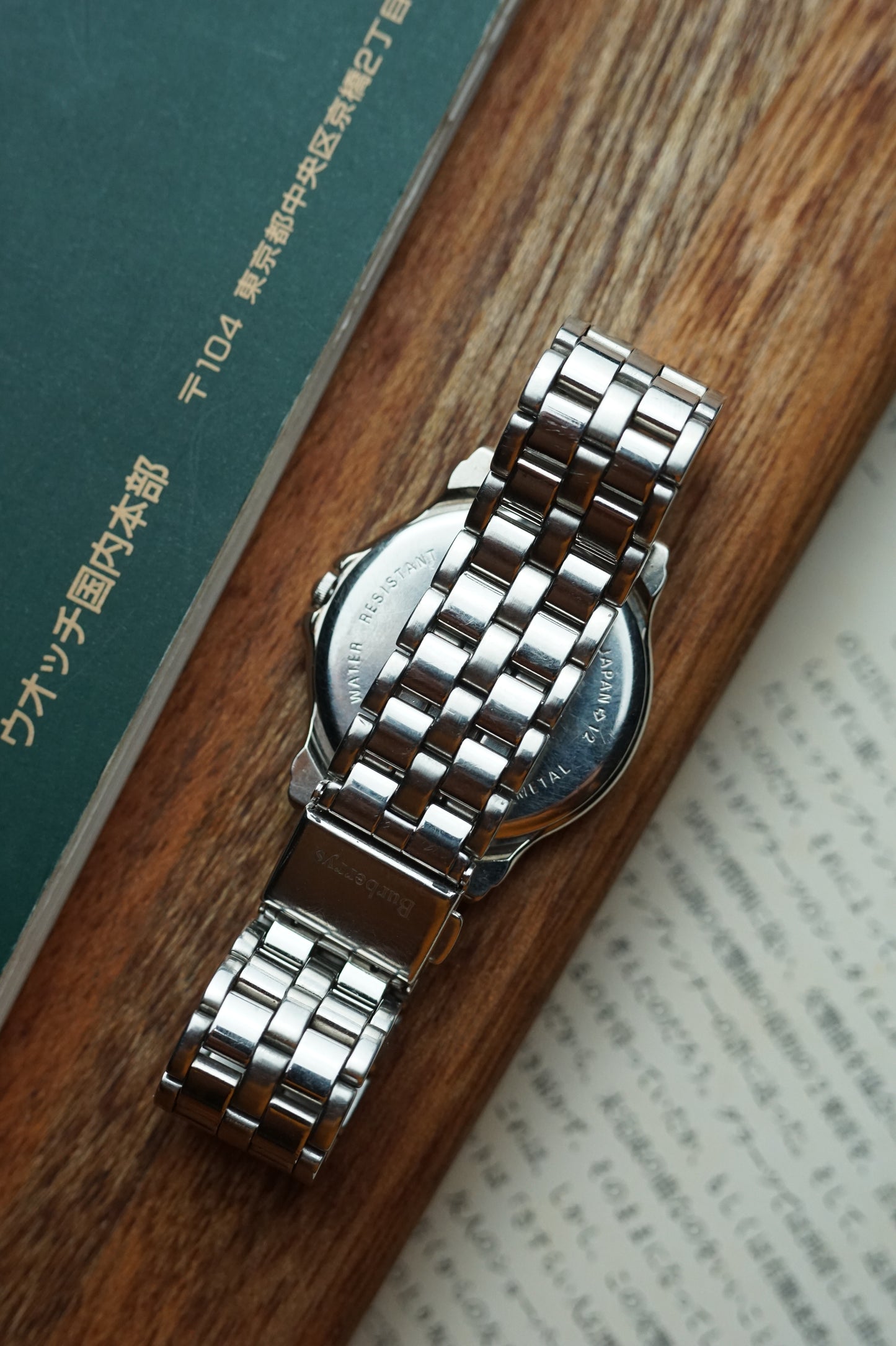 men's Burberry Classic in jubilee bracelet full steel