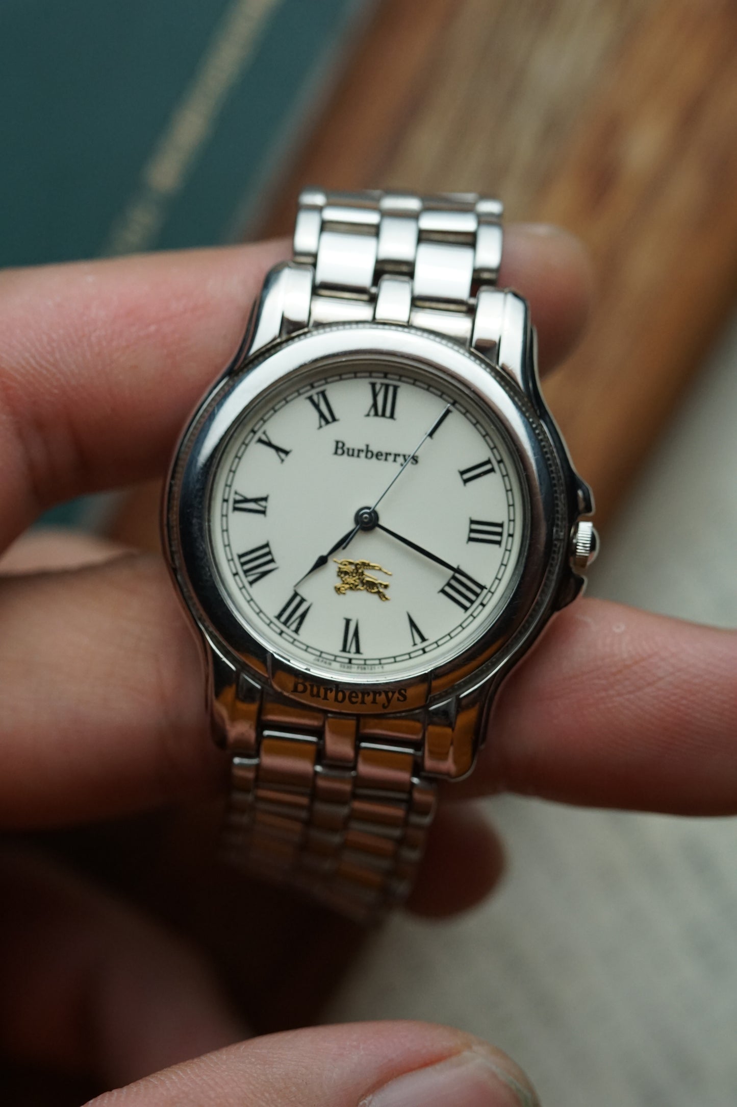 men's Burberry Classic in jubilee bracelet full steel