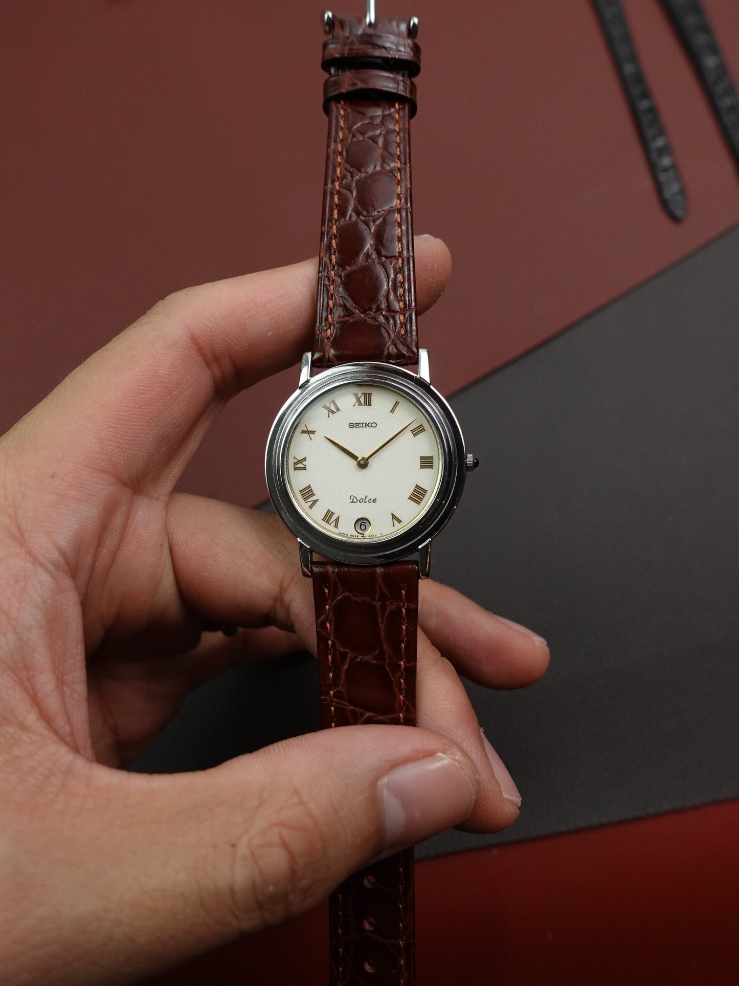 Seiko Dolce "Step Bezel" Anti Magnetic 8N46-6010 Circa. 1989