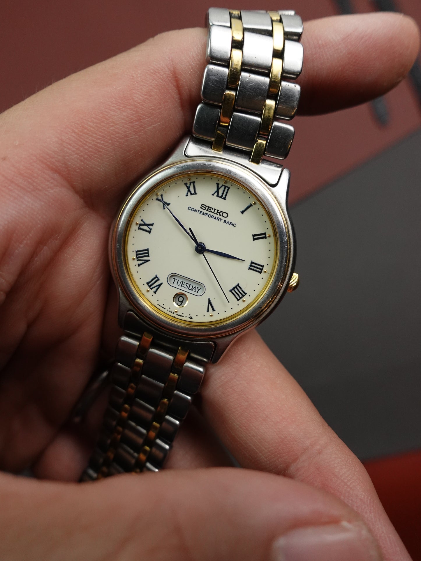 Seiko Contemporary Basic Day Date 5H23 - 6000
