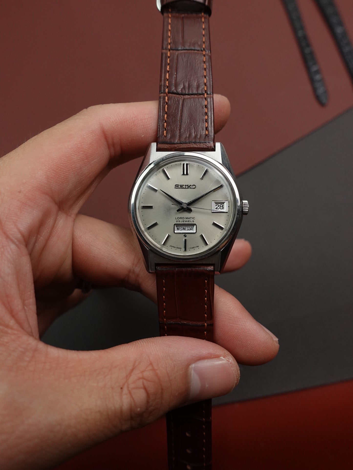 Seiko Lord Matic Day Date Circa.1968 Fully serviced 5606-7020