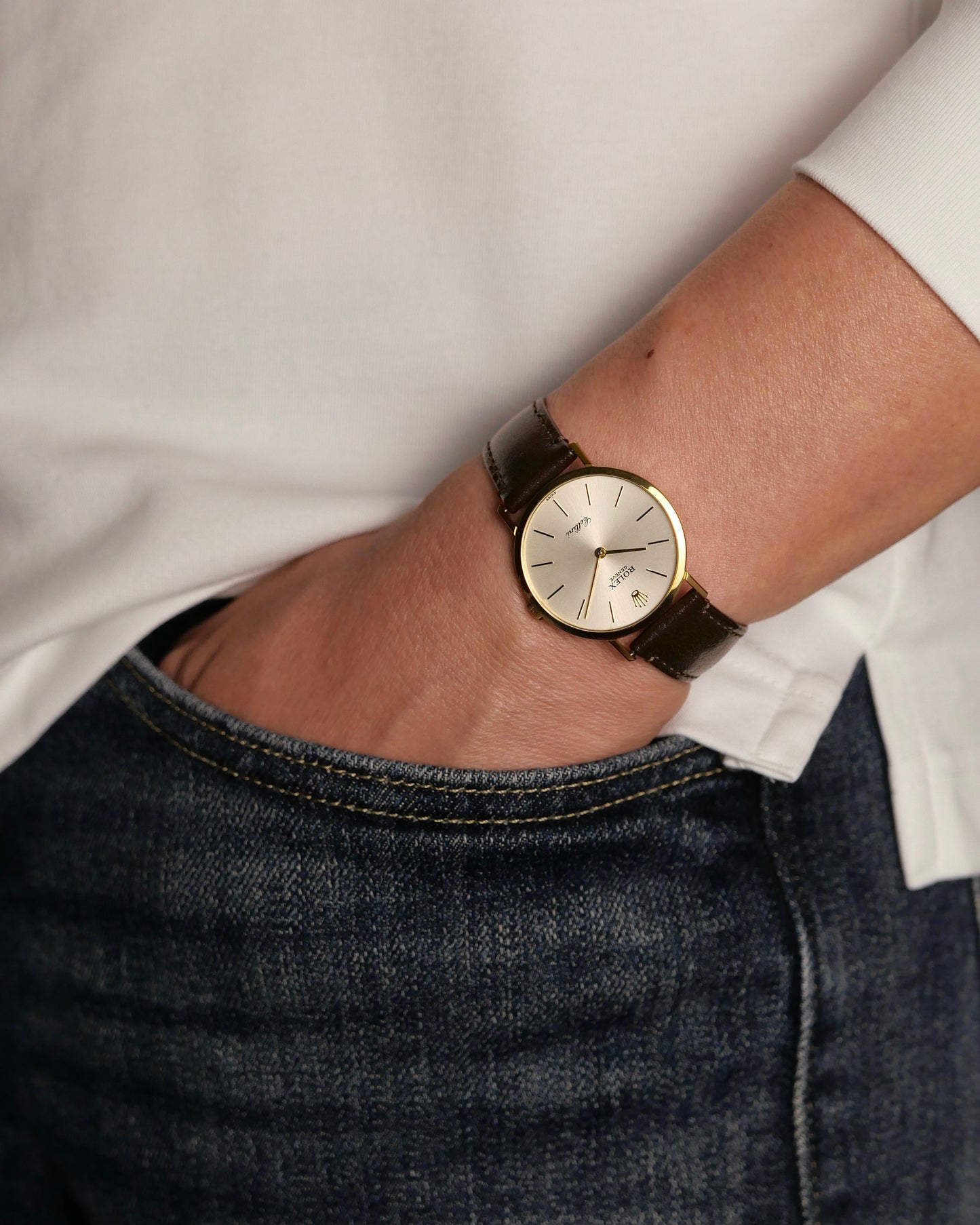 Rolex Cellini 18K Yellow Gold Ref. 4112 (circa 1991)