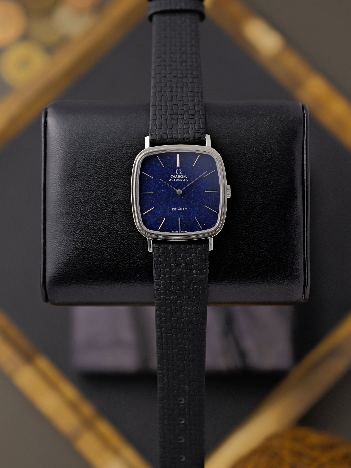Omega De Ville “Aventurine” Lacquer Dial Squircle w/ Box and Papers Ref. 151.0045 (circa 1973)