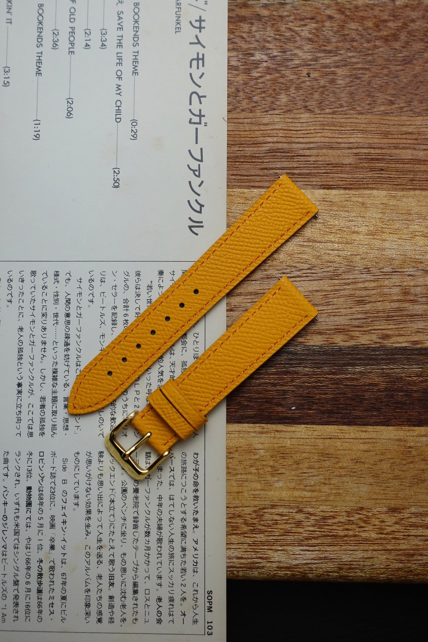 Hand Crafted Epsom Leather Watch Strap