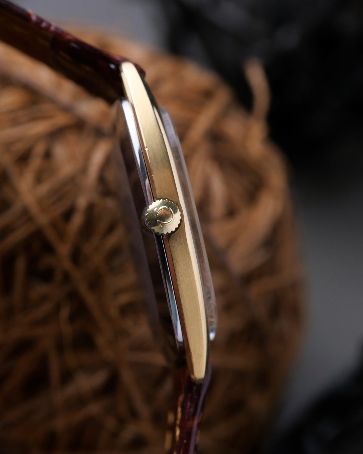 Omega De Ville “Tonneau Cushion” Roman Champagne Dial Ref. 111.0139 (circa 1978)