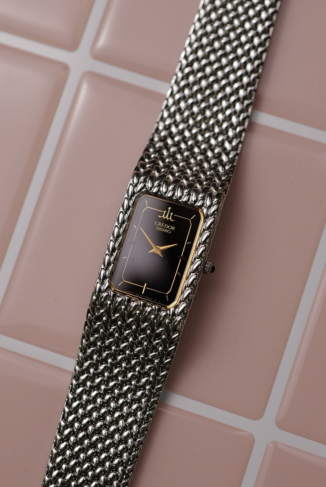 Seiko Credor integrated Bracelet "Onyx" 2F70-5340