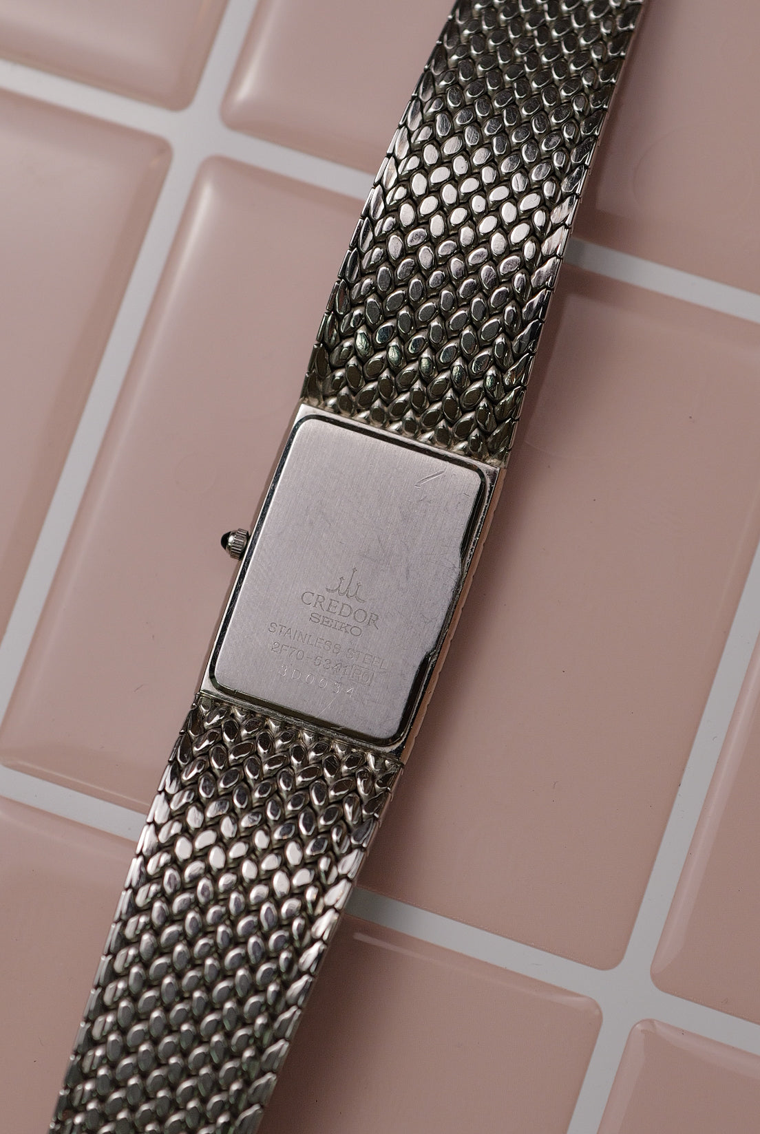 Seiko Credor integrated Bracelet "Onyx" 2F70-5340