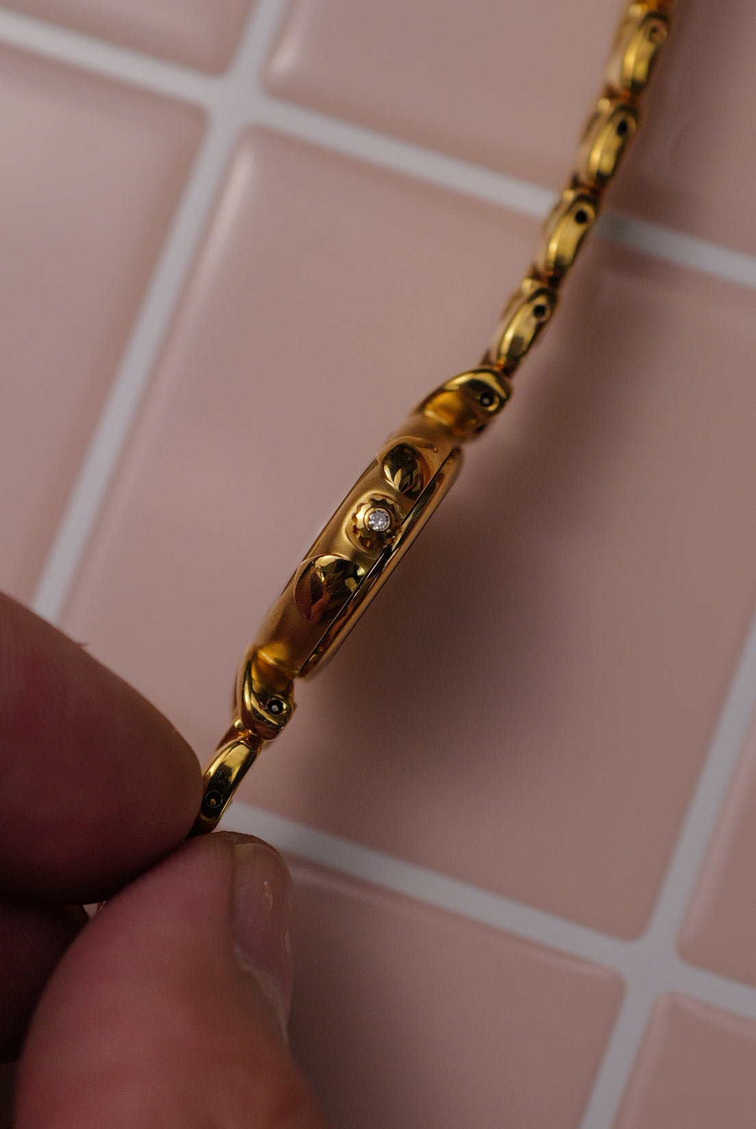 Seiko Exceline Mother of pearl Dial with bezel Full set Circa. 1995