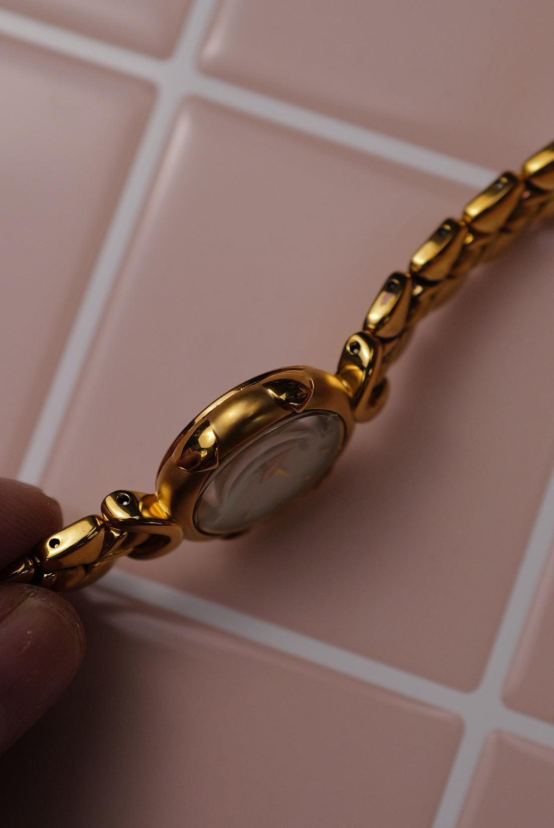 Seiko Exceline Mother of pearl Dial with bezel Full set Circa. 1995