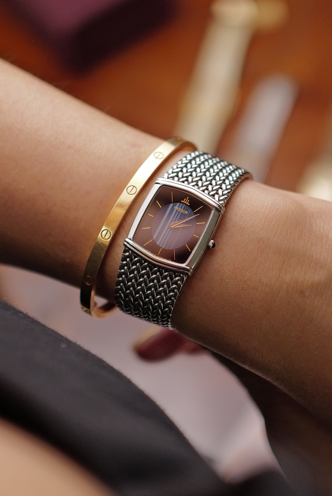 Seiko Credor "Agate" Stone dial 7830-5380