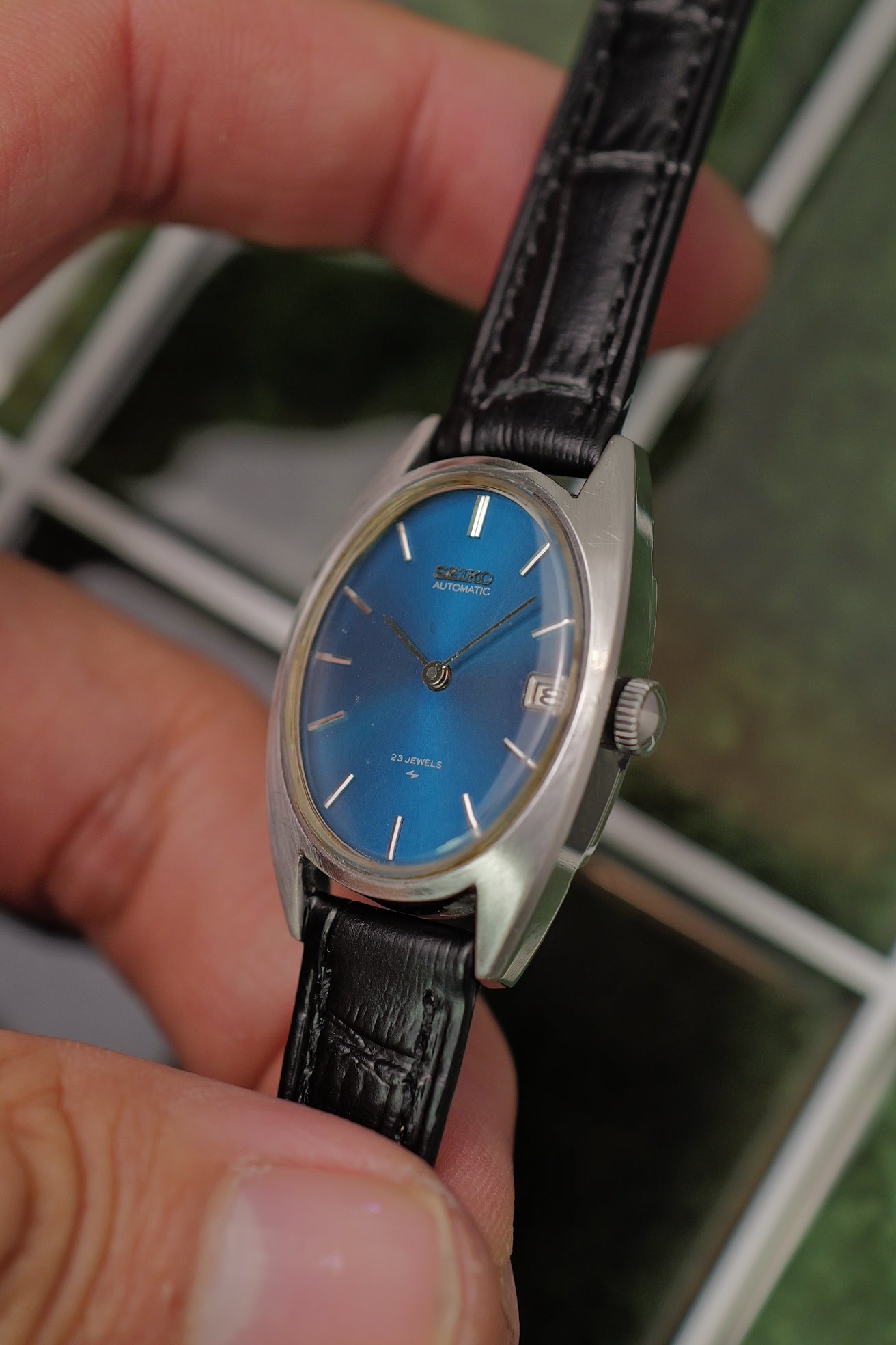 Seiko Ellipse Automatic Blue comet Circa. 1972