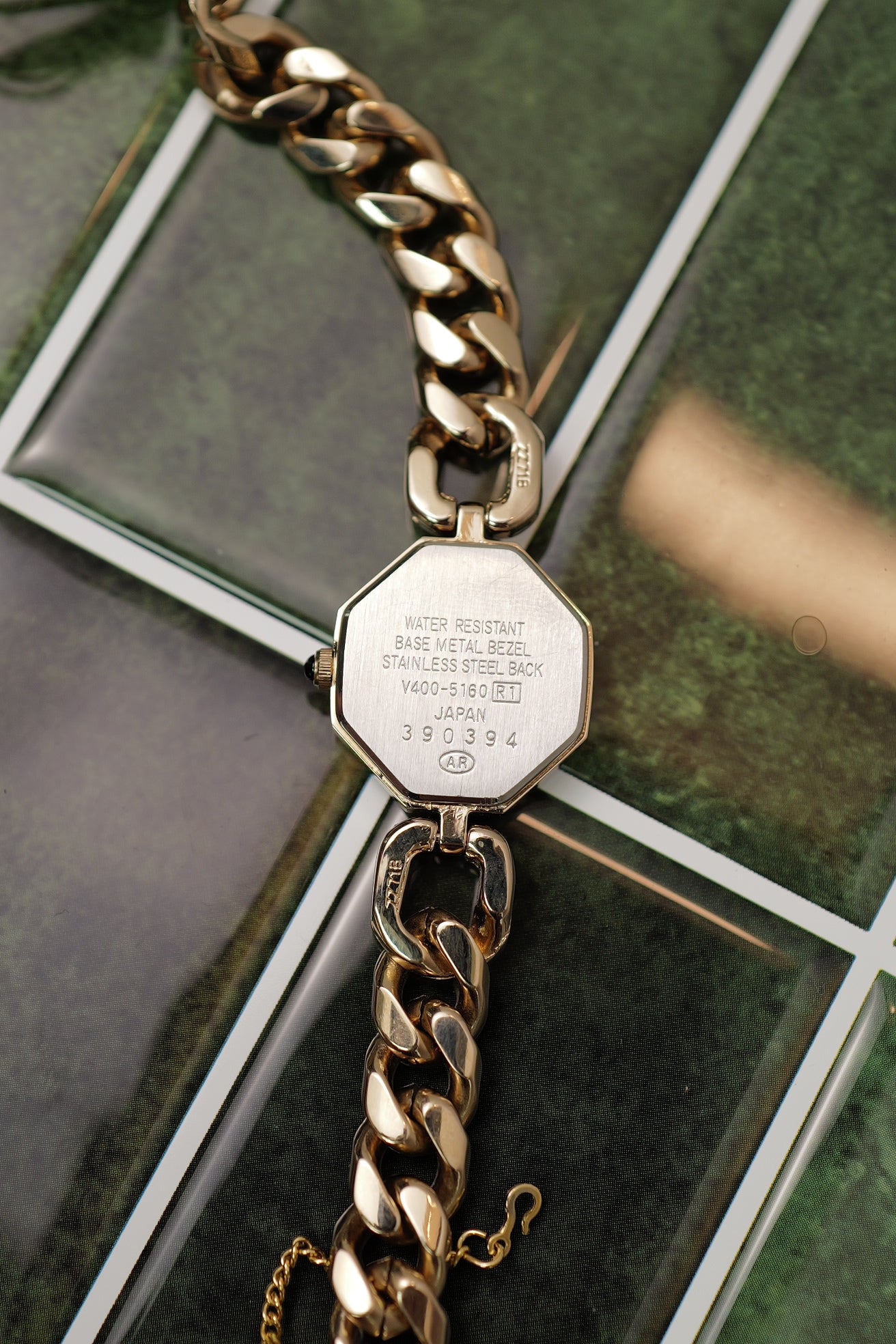 Seiko Alba Octa Cuban Chain Integrated Bracelet Circa. 1990s