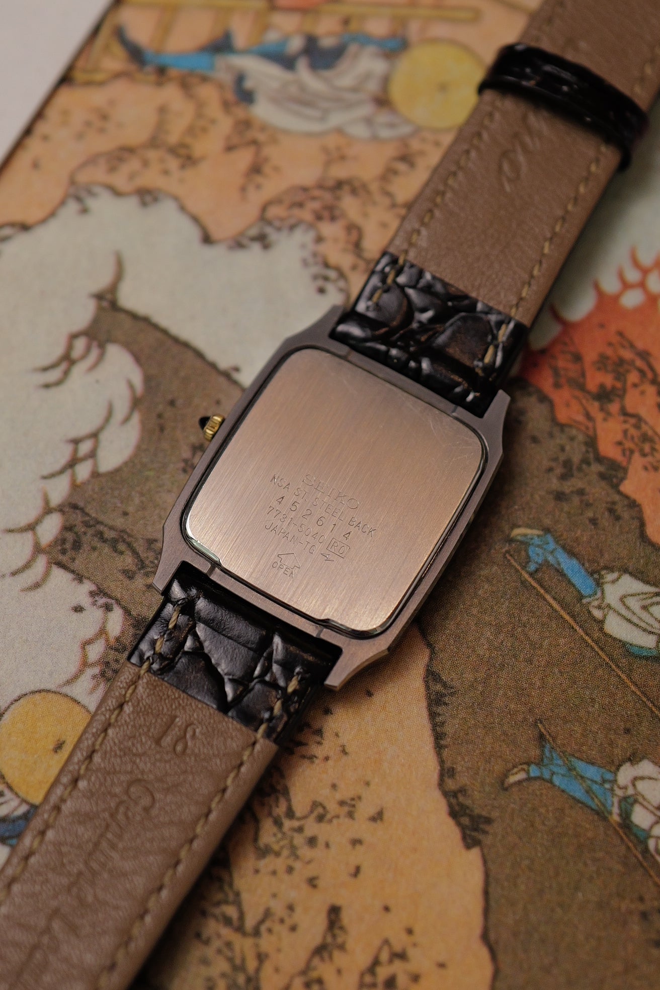 Seiko Dolce quartz "Icy flake" Scratch resistant Circa. 1984