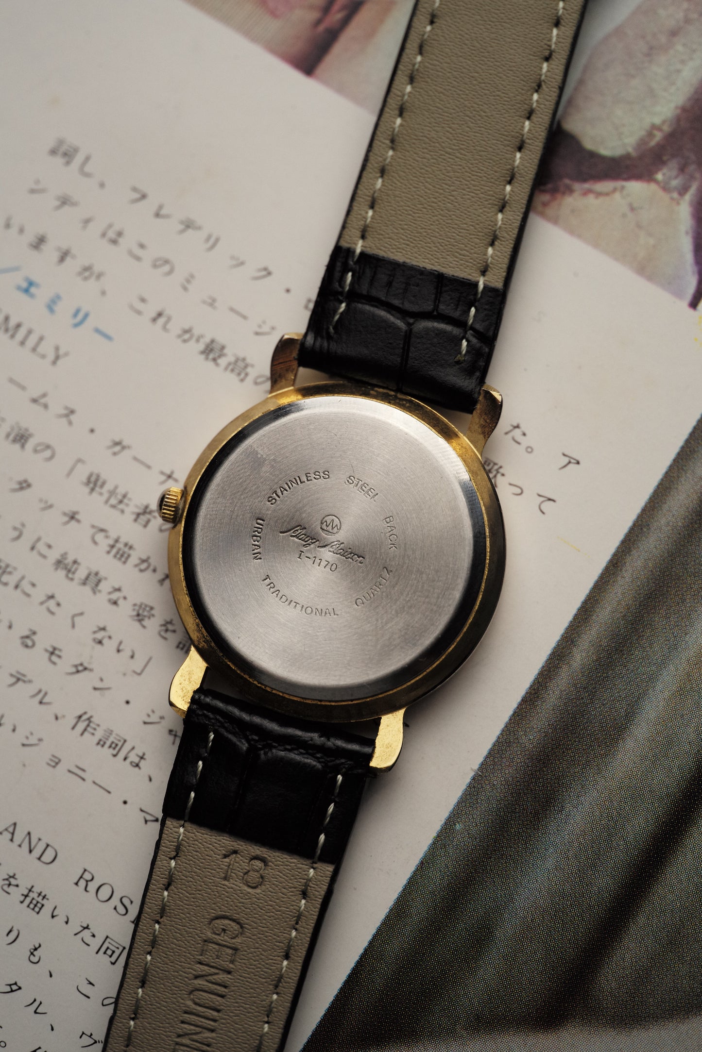 Japanese Quartz Mary Maison Moonphase