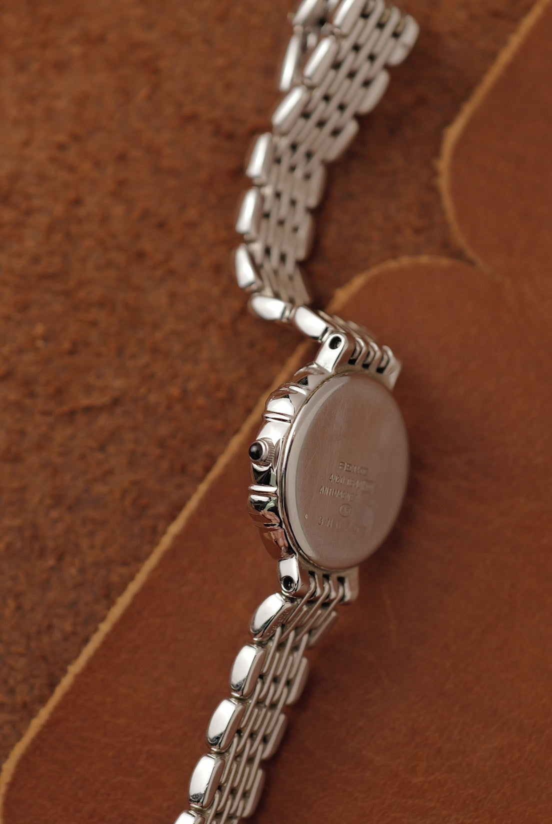Seiko Exceline with bezel Diamonds 4N40-0640 Circa.1991