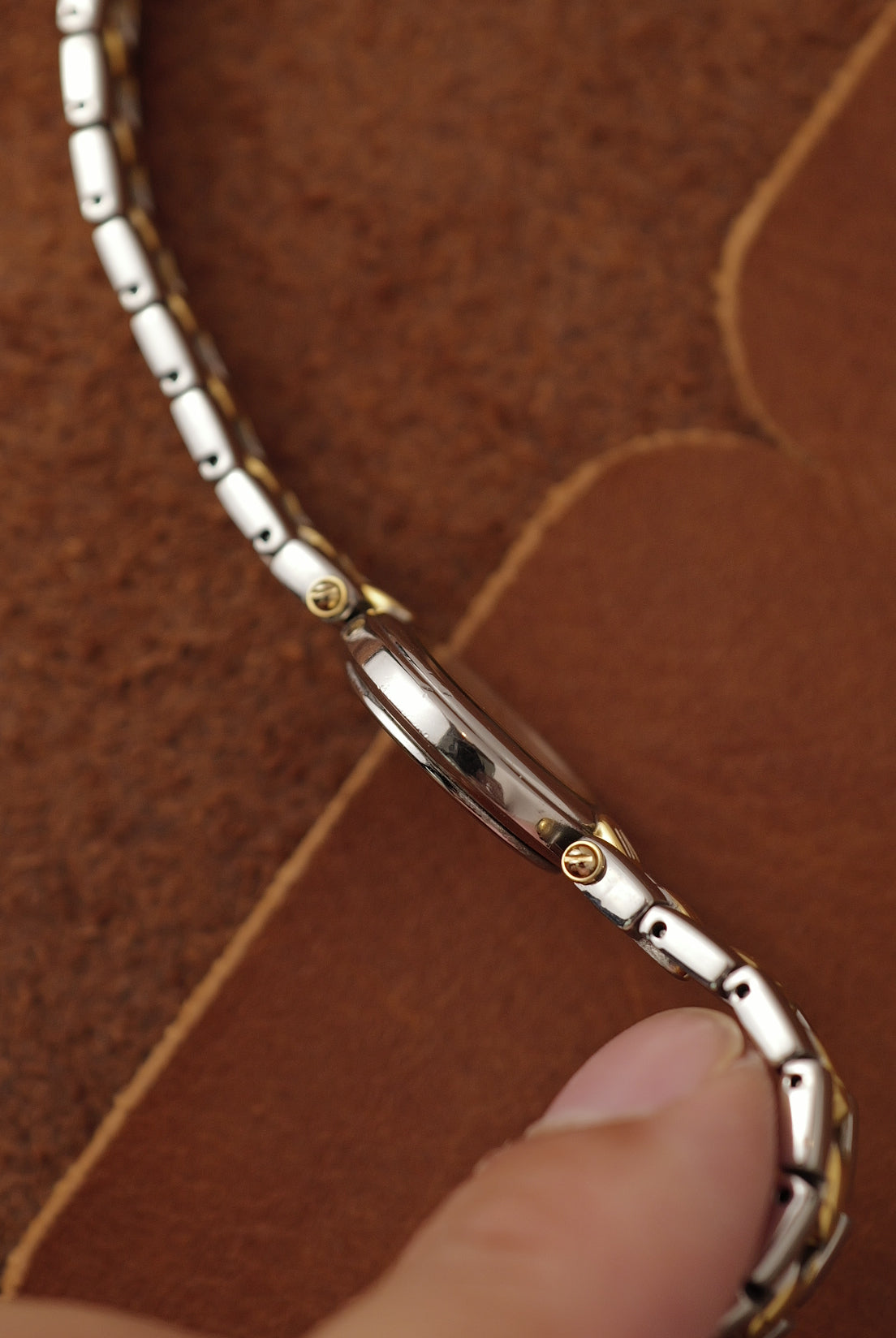 Seiko Exceline Polished 2-tone Bracelet Circa. 1990