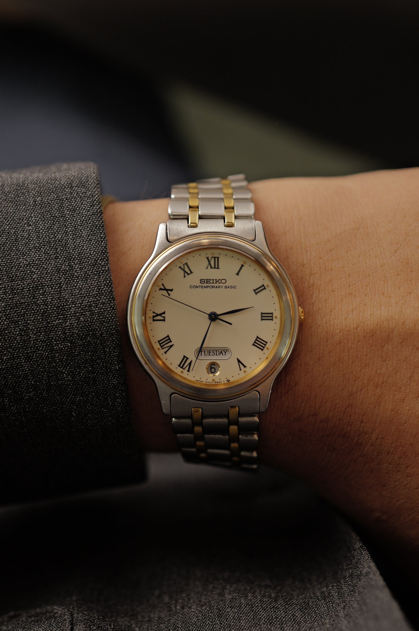 Seiko Contemporary Basic Day Date Circa. 1990