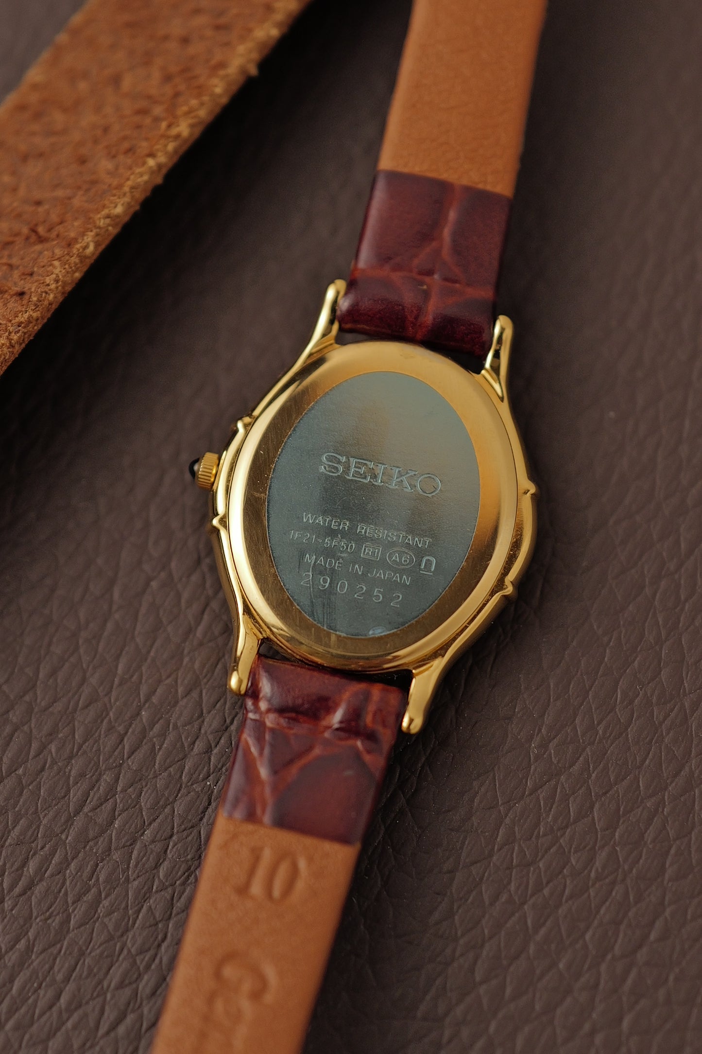 Seiko Exceline Art Deco Diamond Case with Mother of Pearl Dial (New old stock)