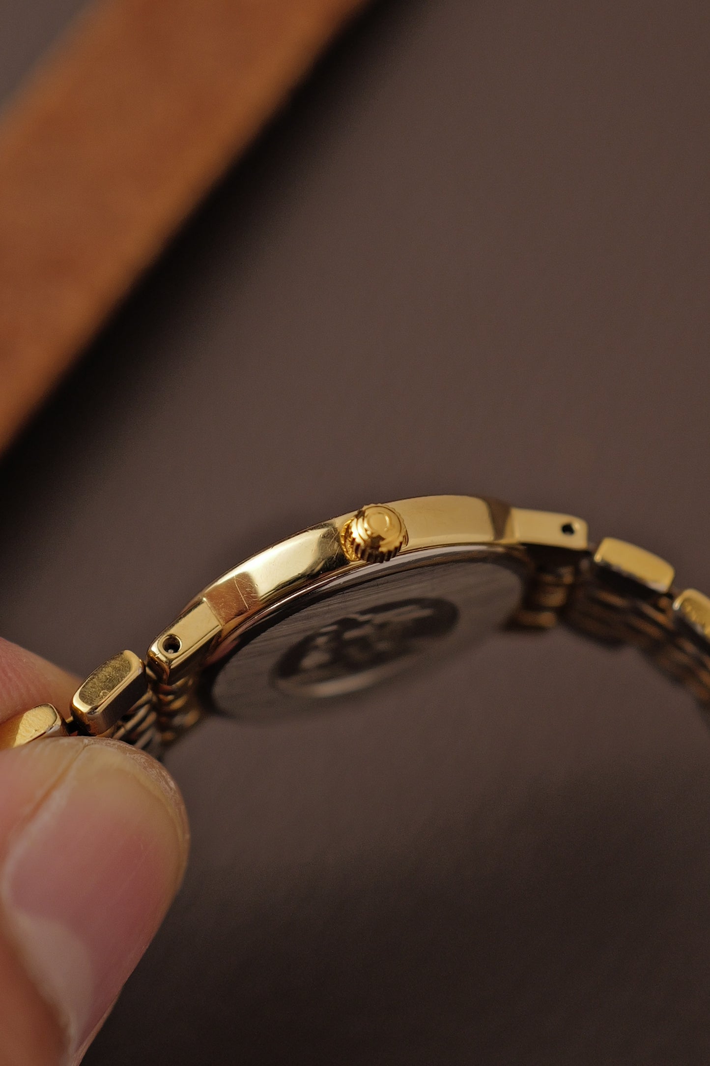 Ladies Omega De-ville "Golden" Circa. 1991 Quartz Full set