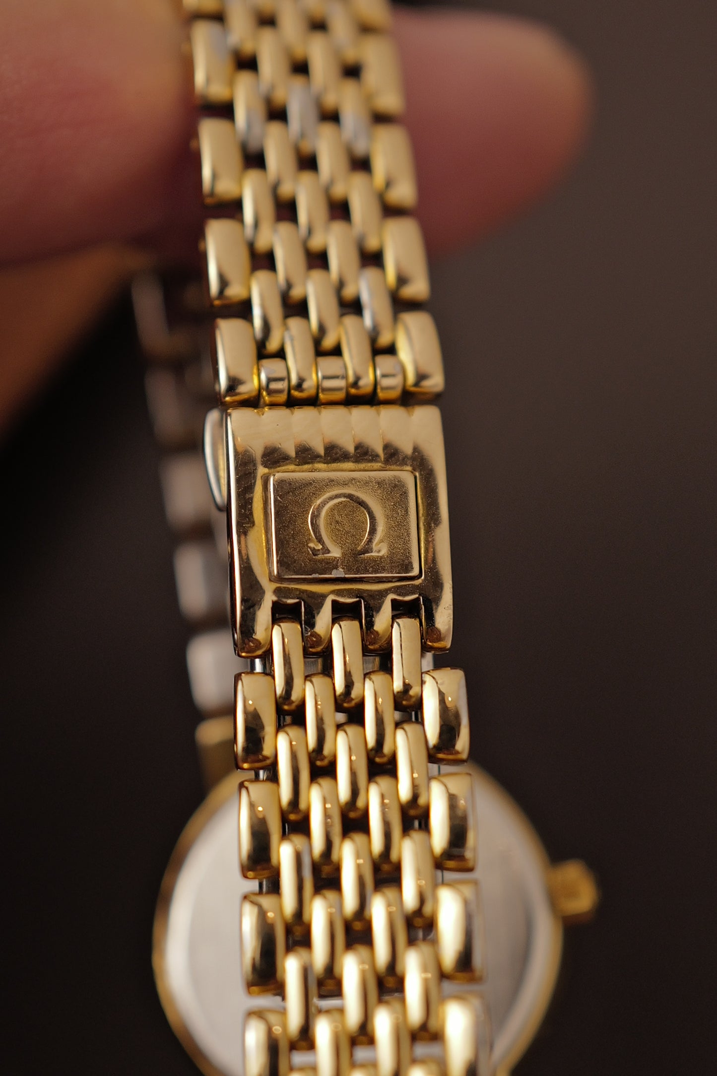 Ladies Omega De-ville "Golden" Circa. 1991 Quartz Full set