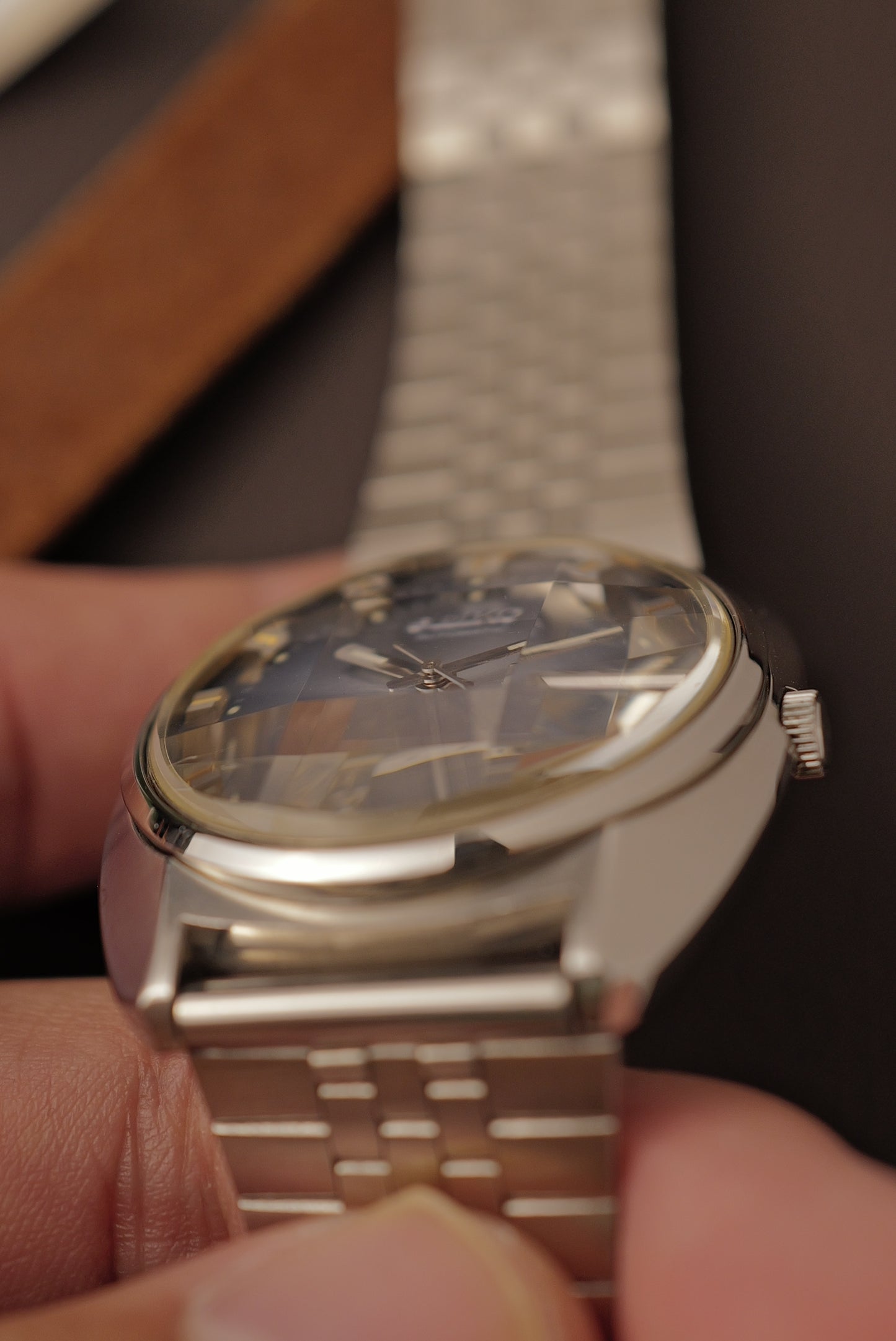 Seiko Lord Matic LM Gradient Dial with Faceted Circa. 1973