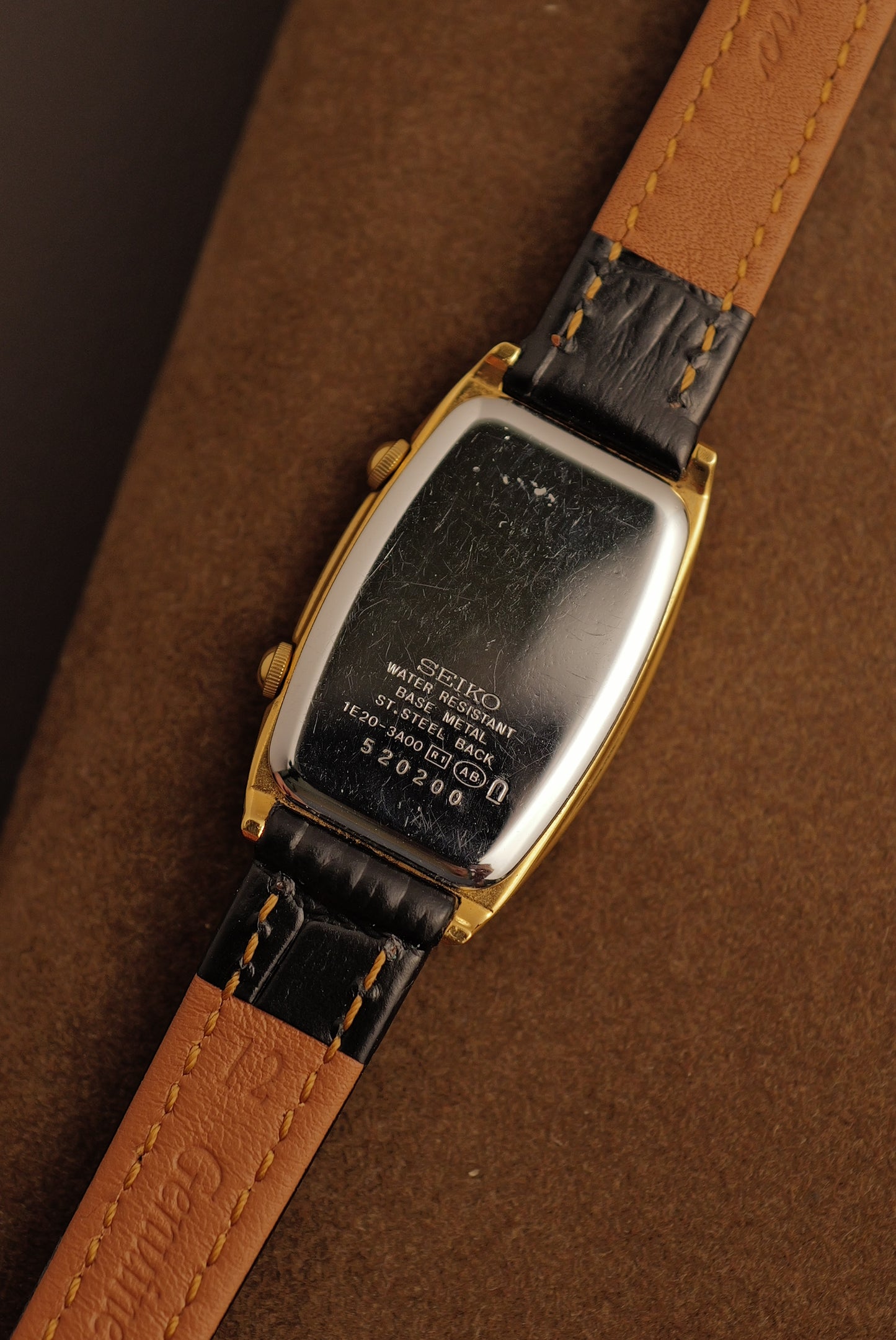 Seiko "Tonneau Dual time" Circa. 1995