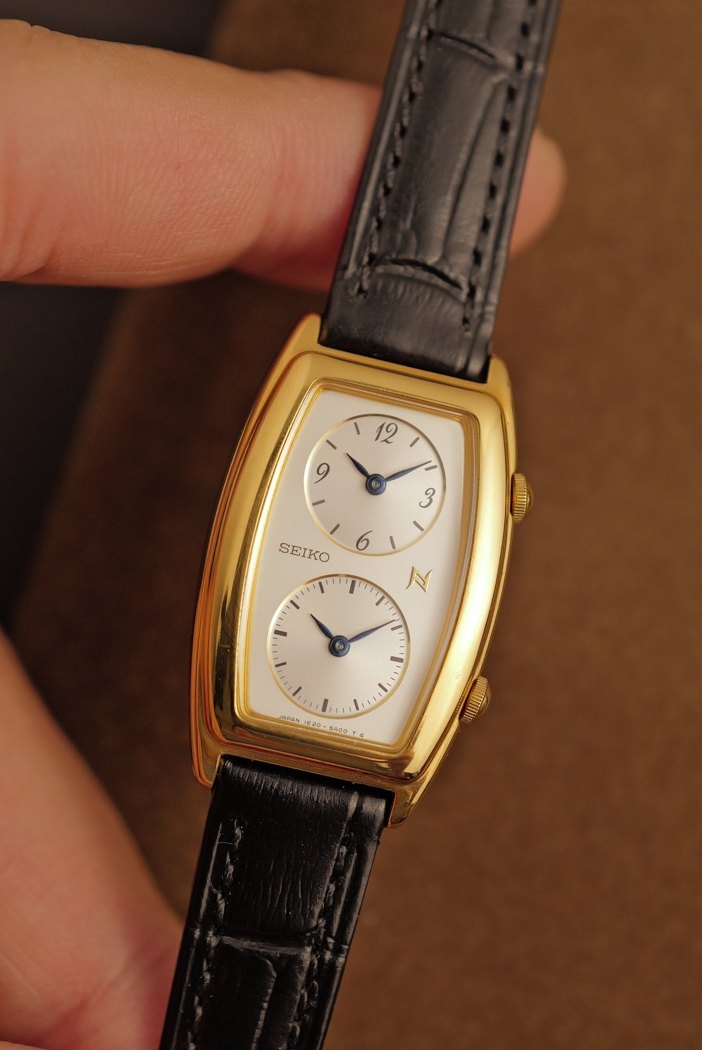 Seiko "Tonneau Dual time" Circa. 1995