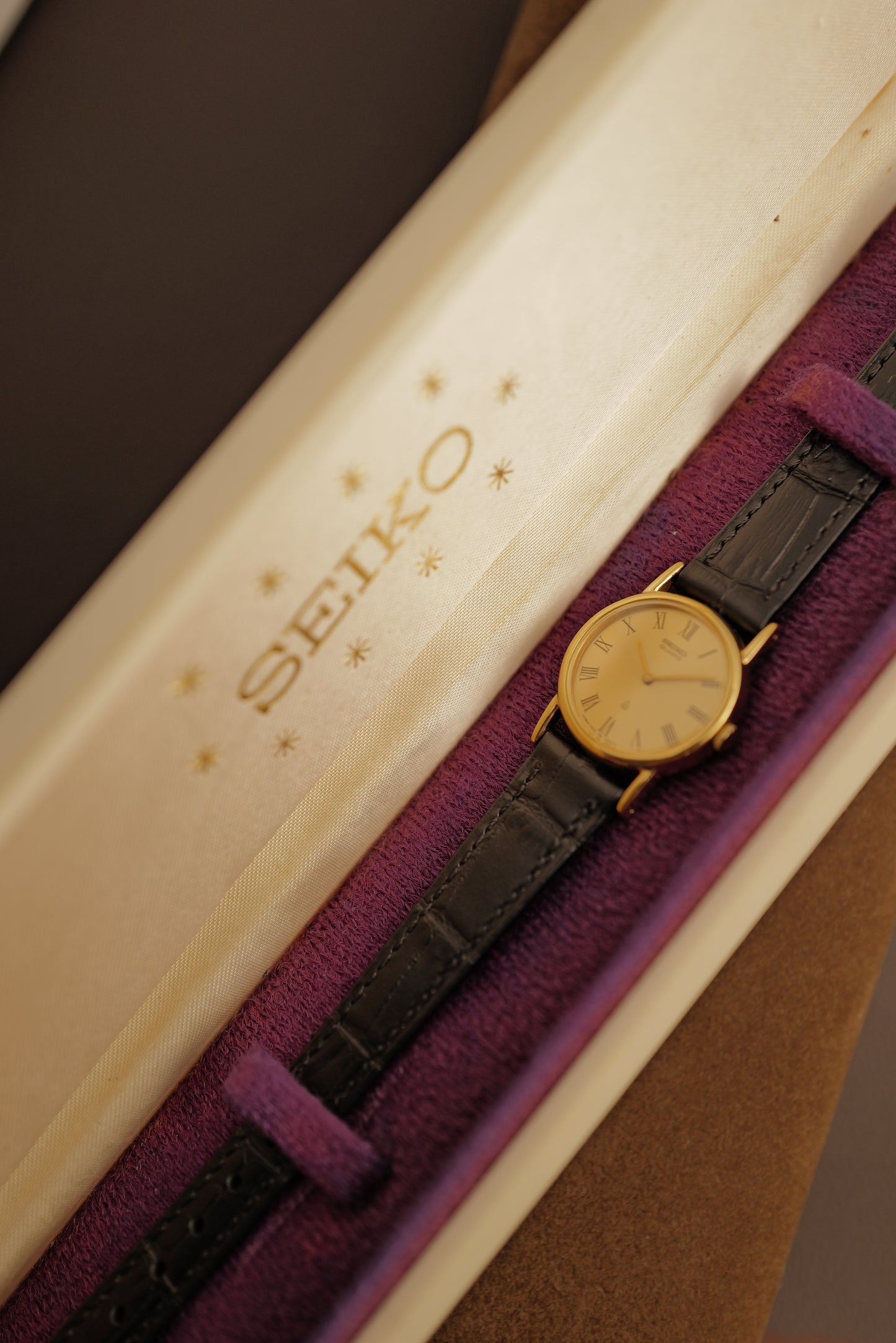 Seiko Classic Roman with original box circa. 1980